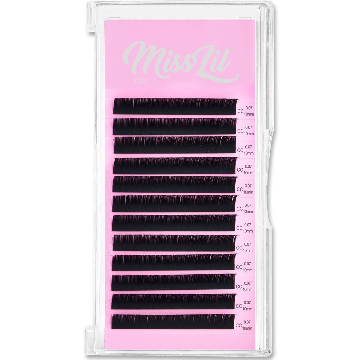 0.07 10mm CC Curl Eyelash Extensions - Miss Lil USA