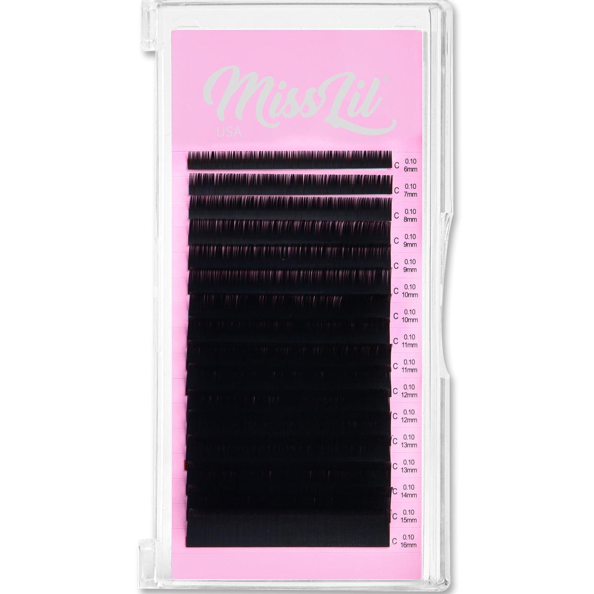 0.1 Mix C Curl Lash Extensions - Miss Lil USA