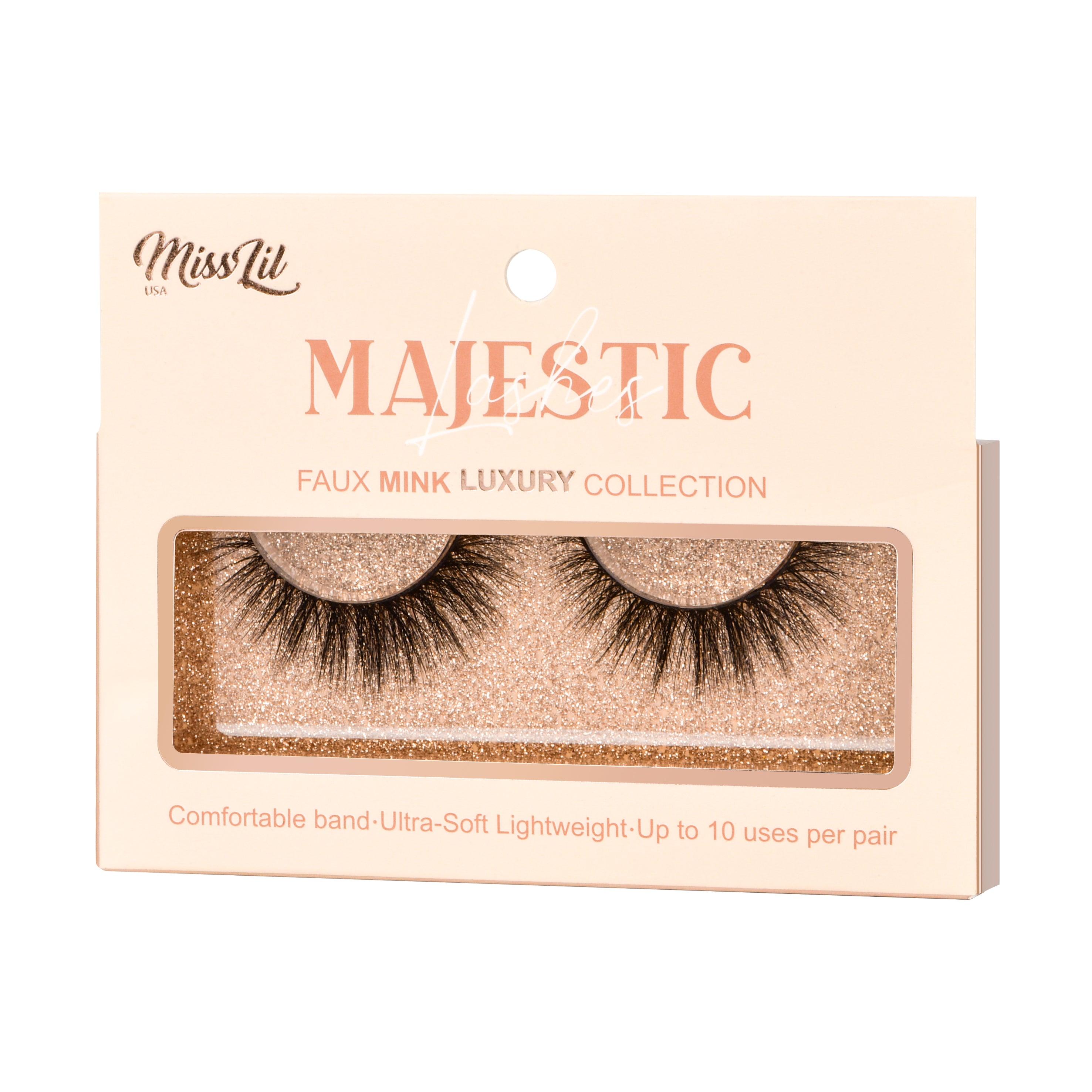 1-PAIR LASHES-MAJESTIC COLLECTION # 20 (PACK OF 3) - Miss Lil USA