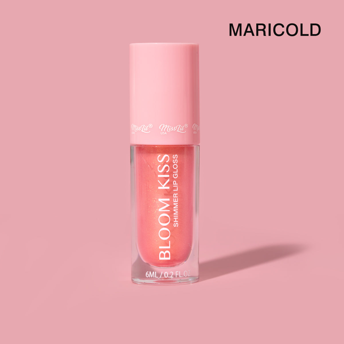 BLOOM KISS SHIMMER LIP GLOSS- MARIGOLD