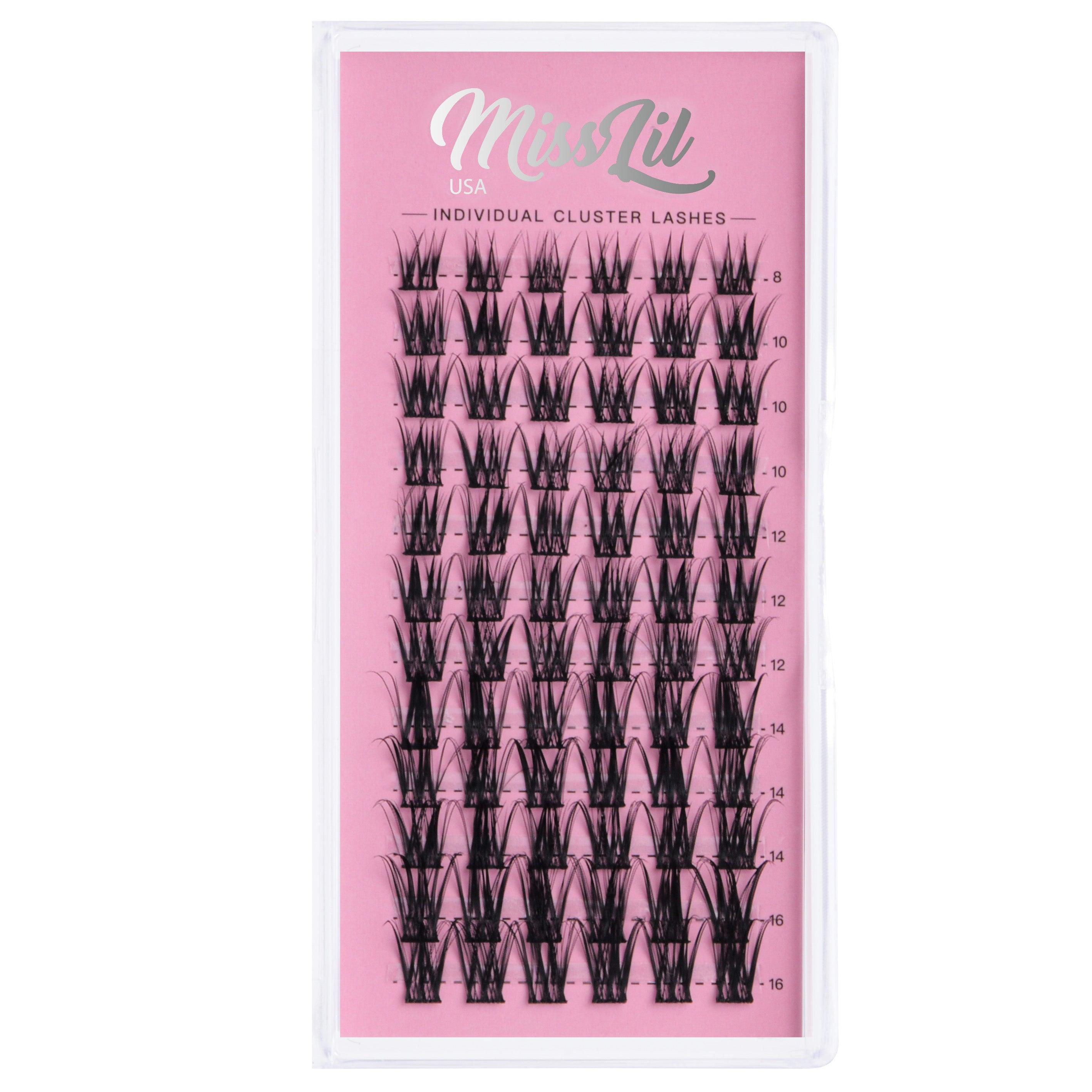 DIY Cluster Eyelash Extensions AD-25 Small MIX Tray - Miss Lil USA