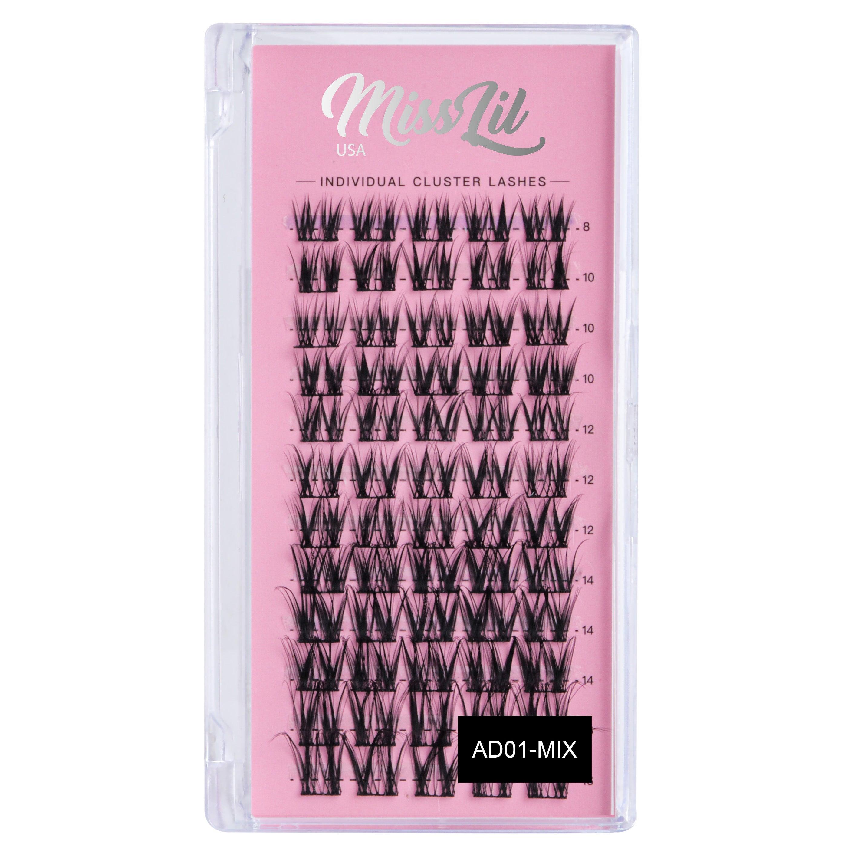 DIY Individual Cluster Lashes AD-01 Small MIX - Miss Lil USA