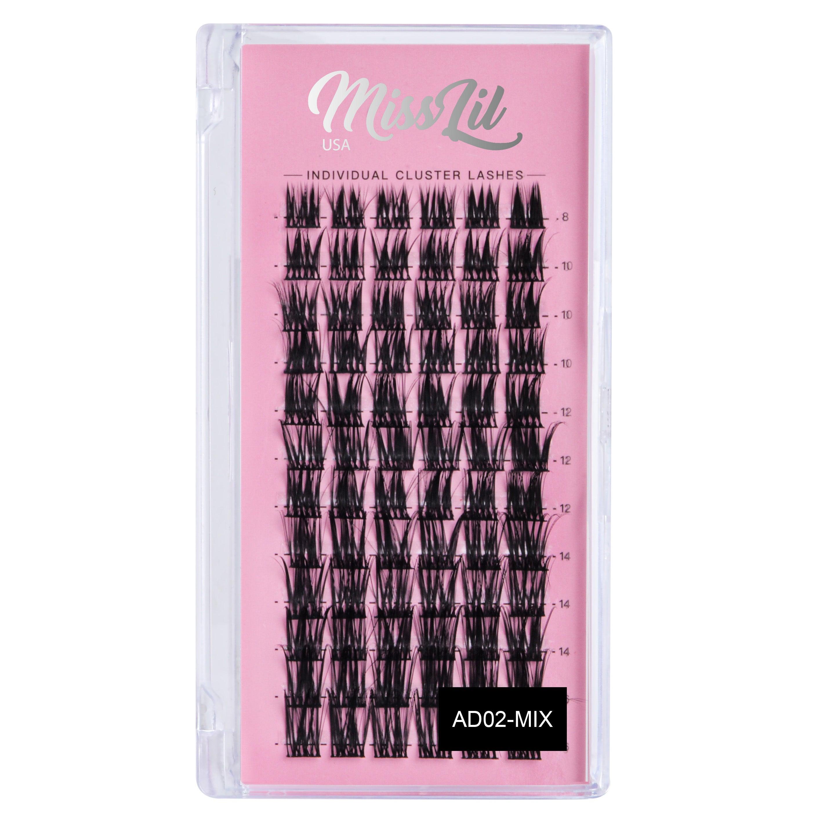 DIY Individual Cluster Lashes AD-02 MIX Small - Miss Lil USA