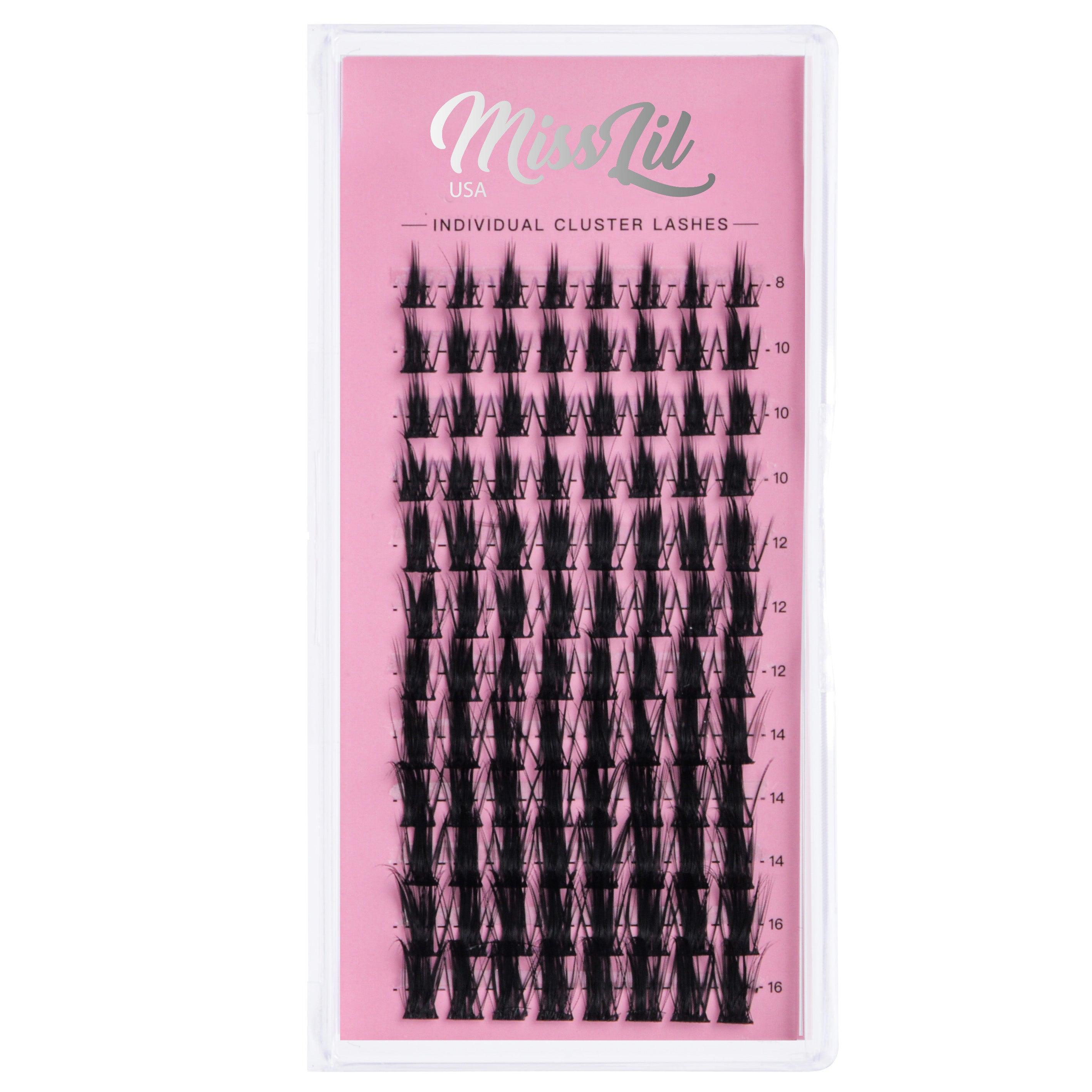 DIY Individual Cluster Lashes AD-06 Small MIX tray - Miss Lil USA
