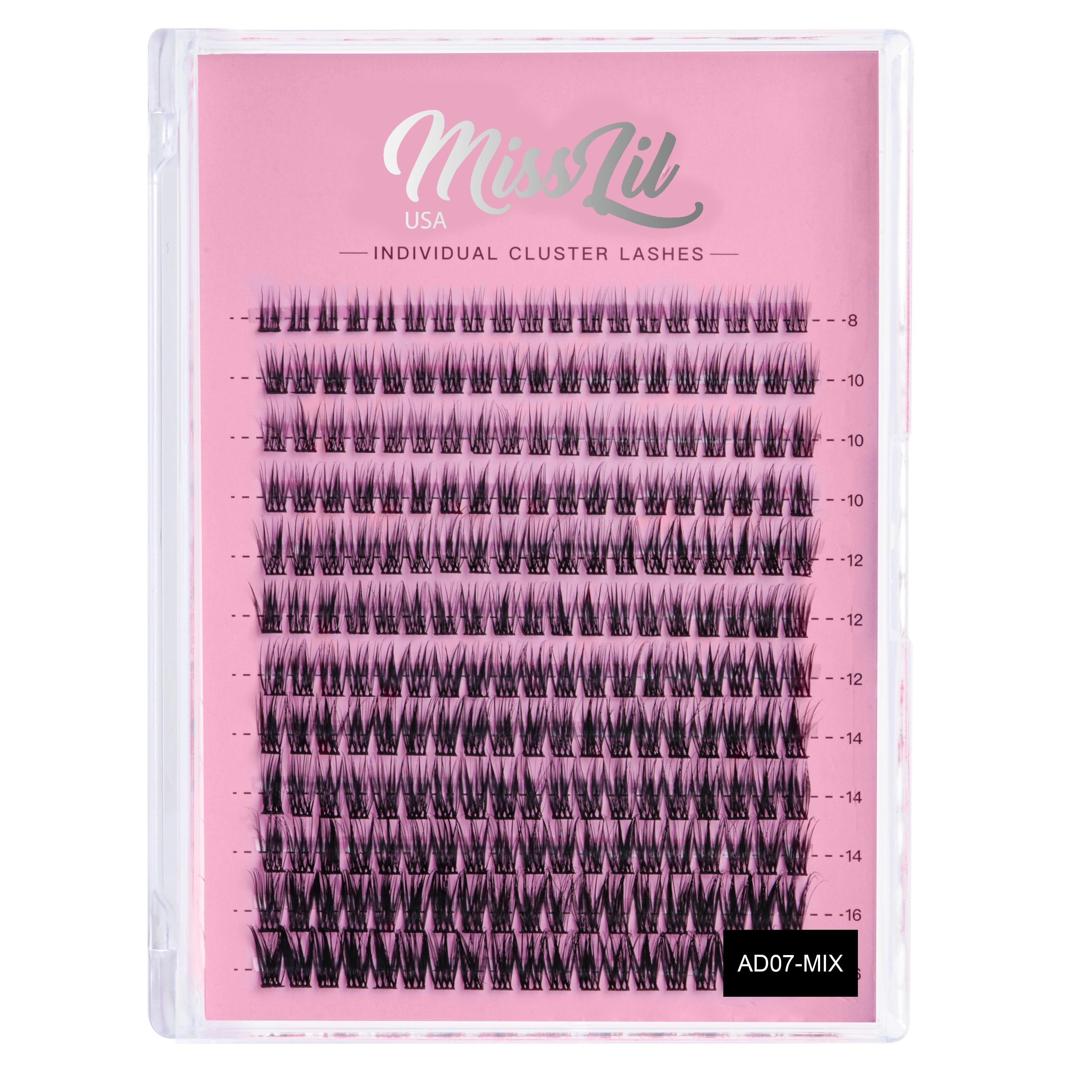 DIY Individual Cluster Lashes AD-07 MIX - Miss Lil USA