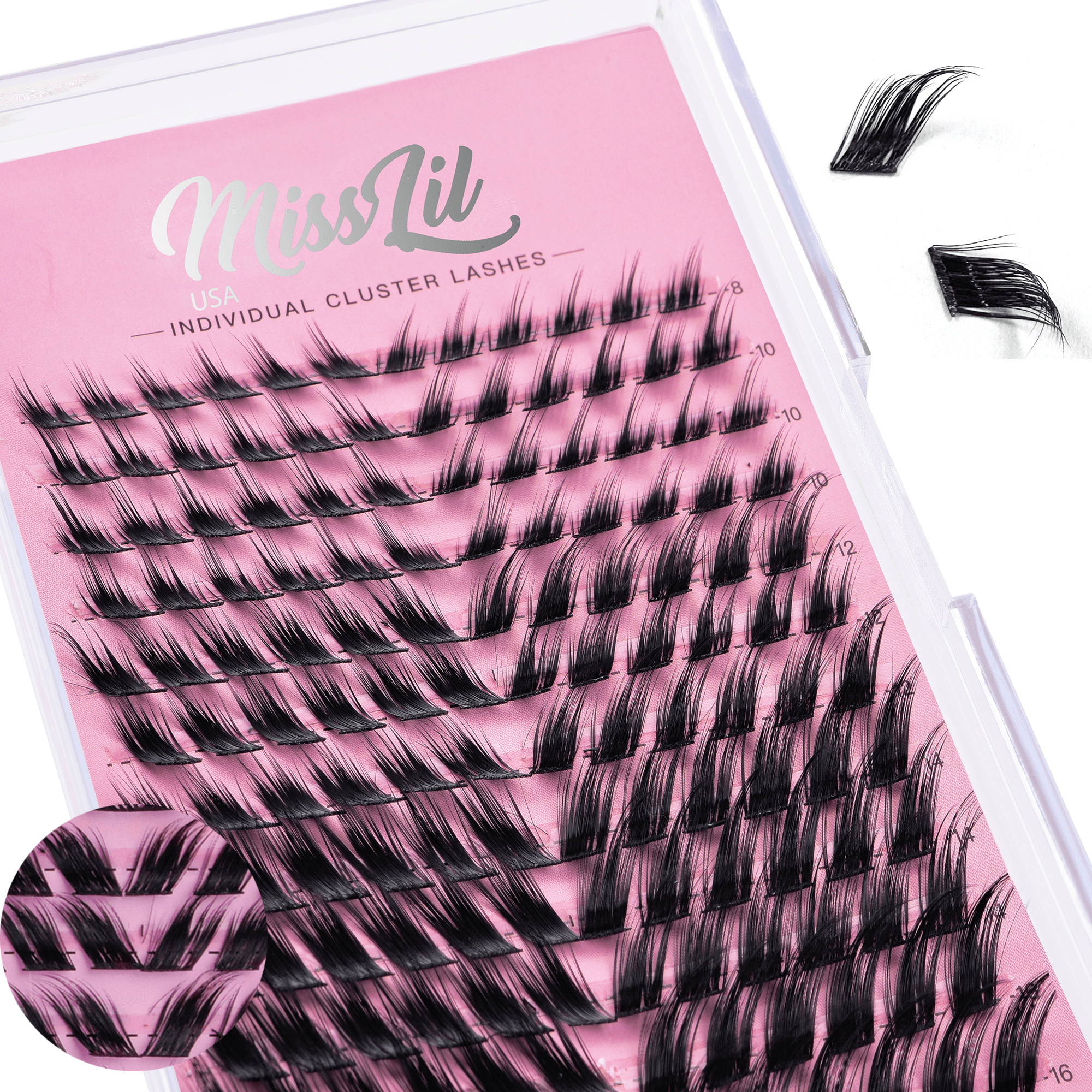 Individual Cluster lashes AD-51 MIX - Miss Lil USA