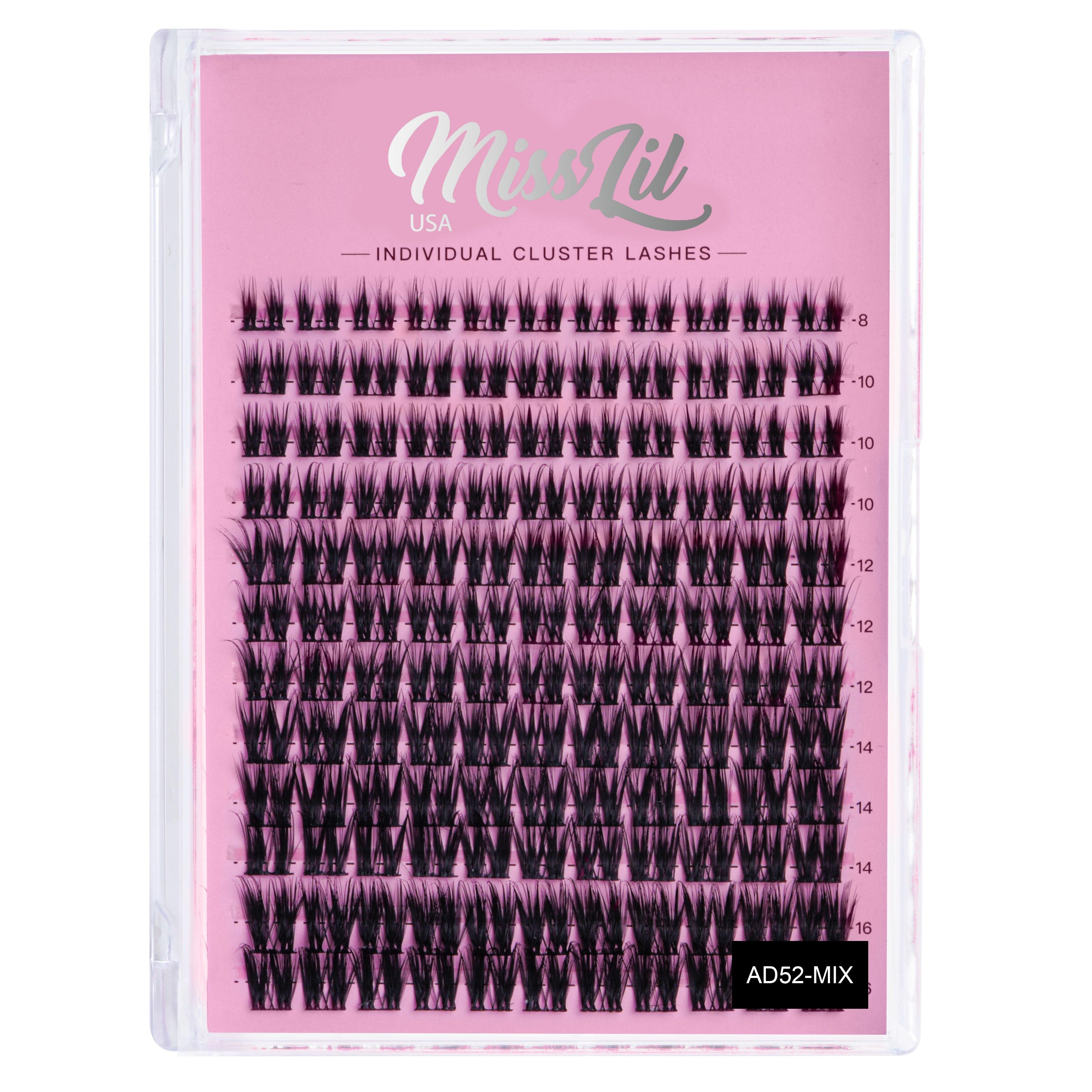 DIY Individual Cluster lashes AD-52 MIX - Miss Lil USA
