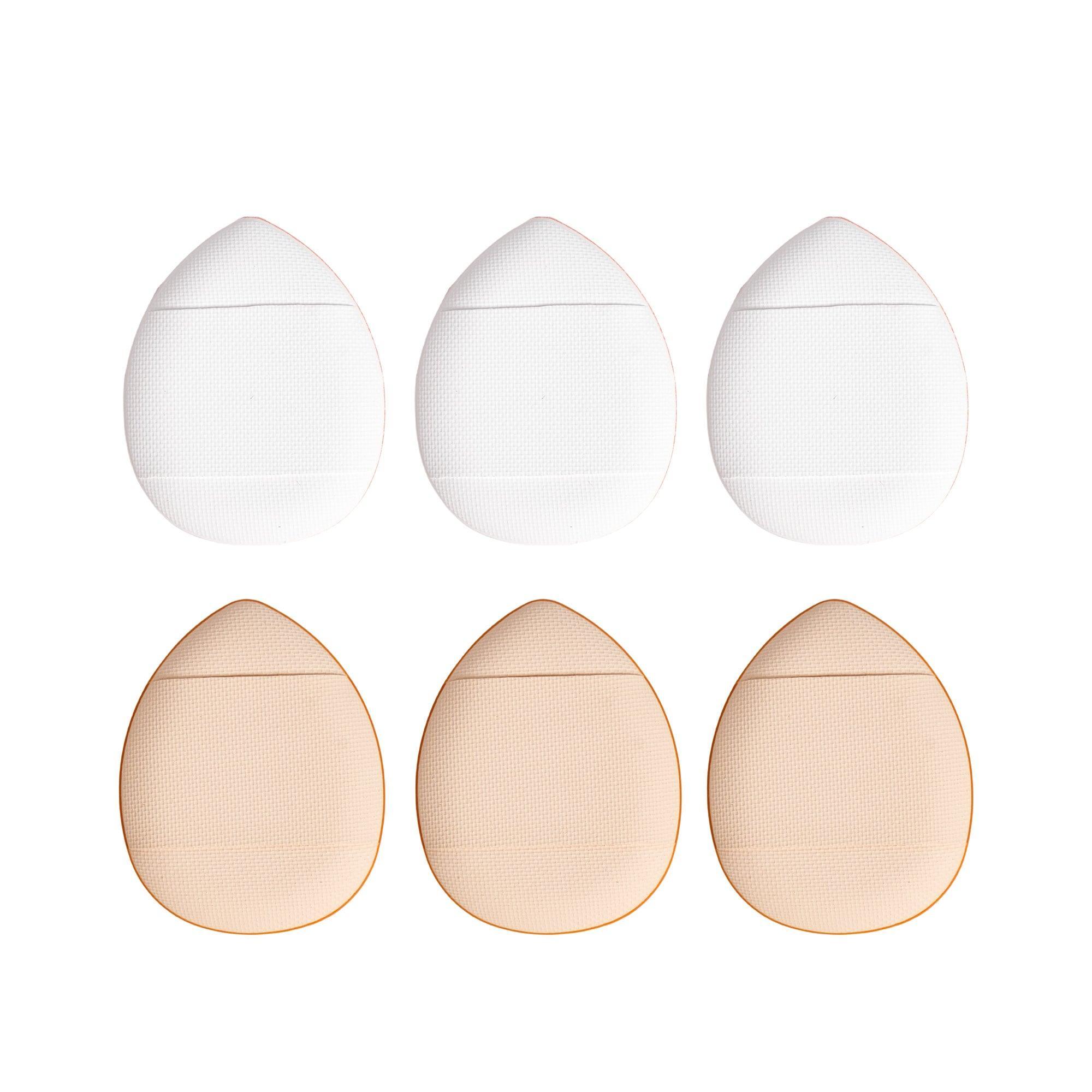 Mini Makeup Puffs - White & Beige - Miss Lil USA