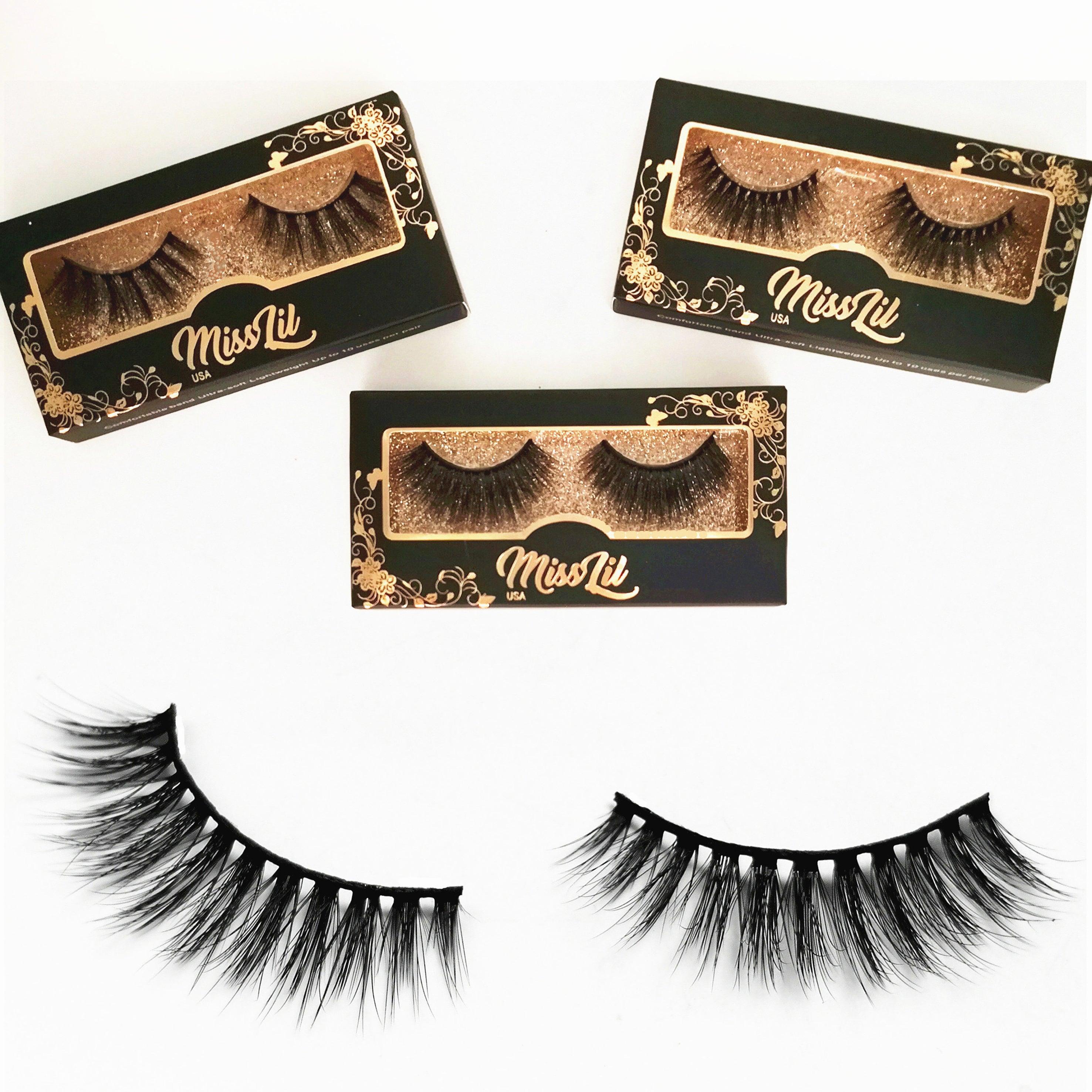 Miss Lil USA Lashes ( 3 pairs ) #43 - Miss Lil USA