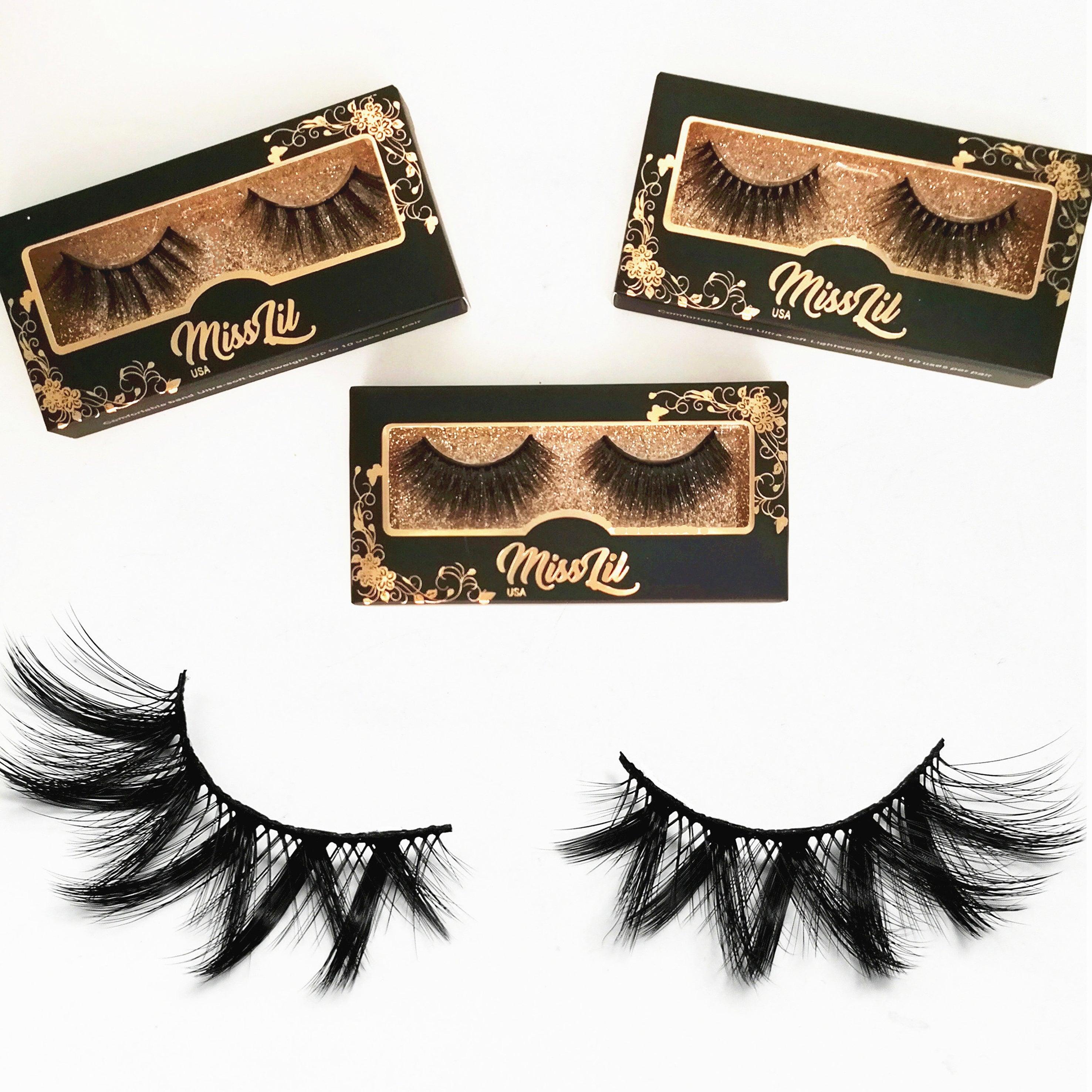 Miss Lil USA Lashes ( 3 pairs ) #44 - Miss Lil USA
