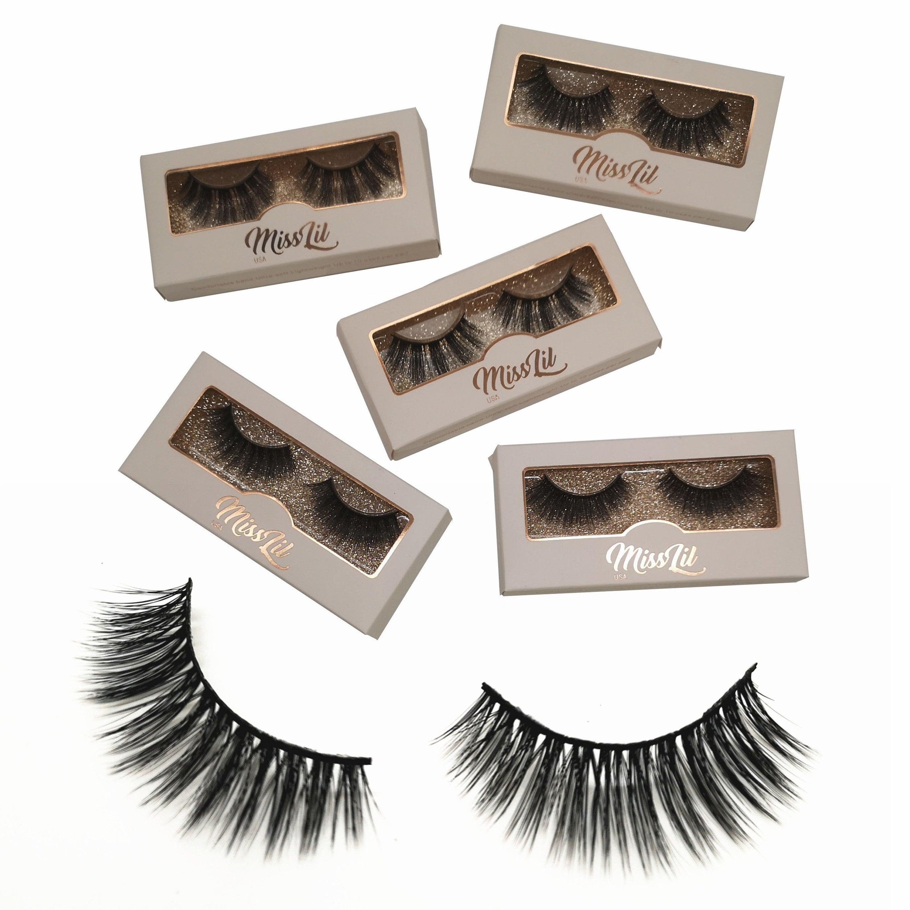 Miss Lil USA Lashes (5 pairs) #12 - Miss Lil USA