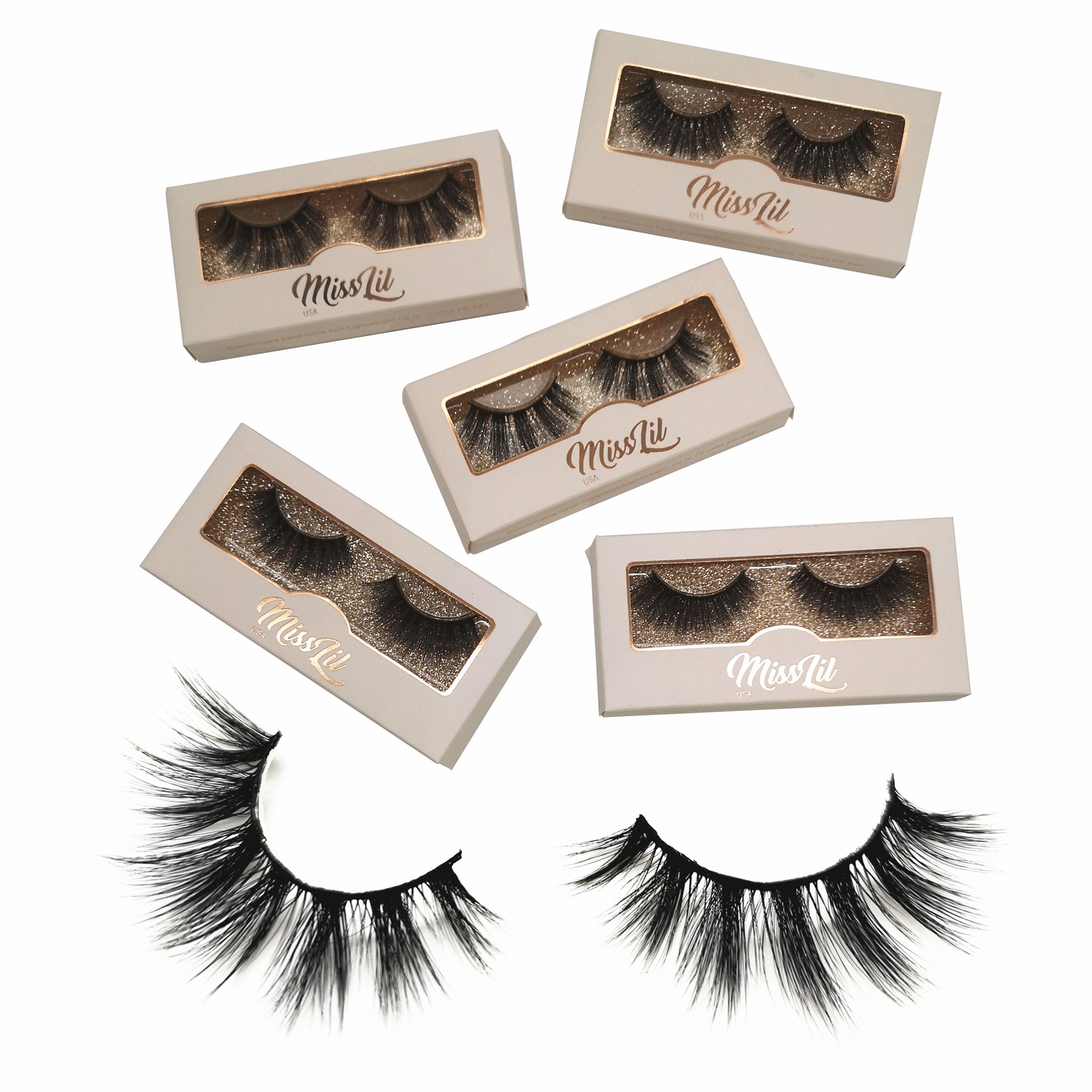 Miss Lil USA Lashes (5 pairs) #34 - Miss Lil USA