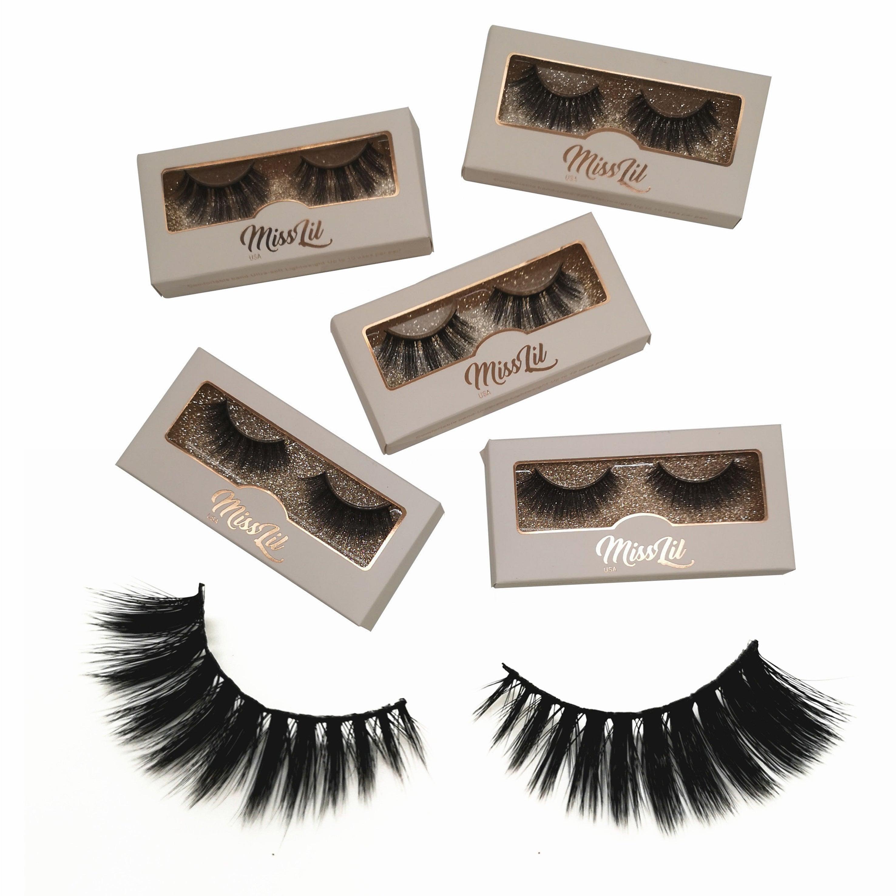 Miss Lil USA Lashes (5 pairs) #8 - Miss Lil USA