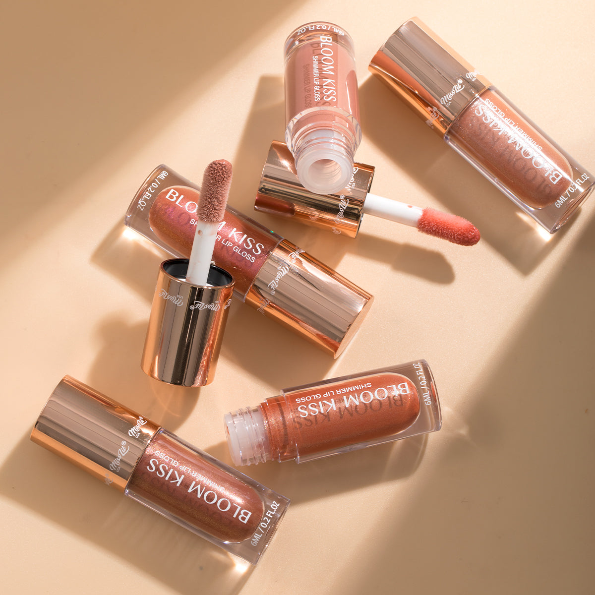 BLOOM KISS SHIMMER LIP GLOSS- GLAZE