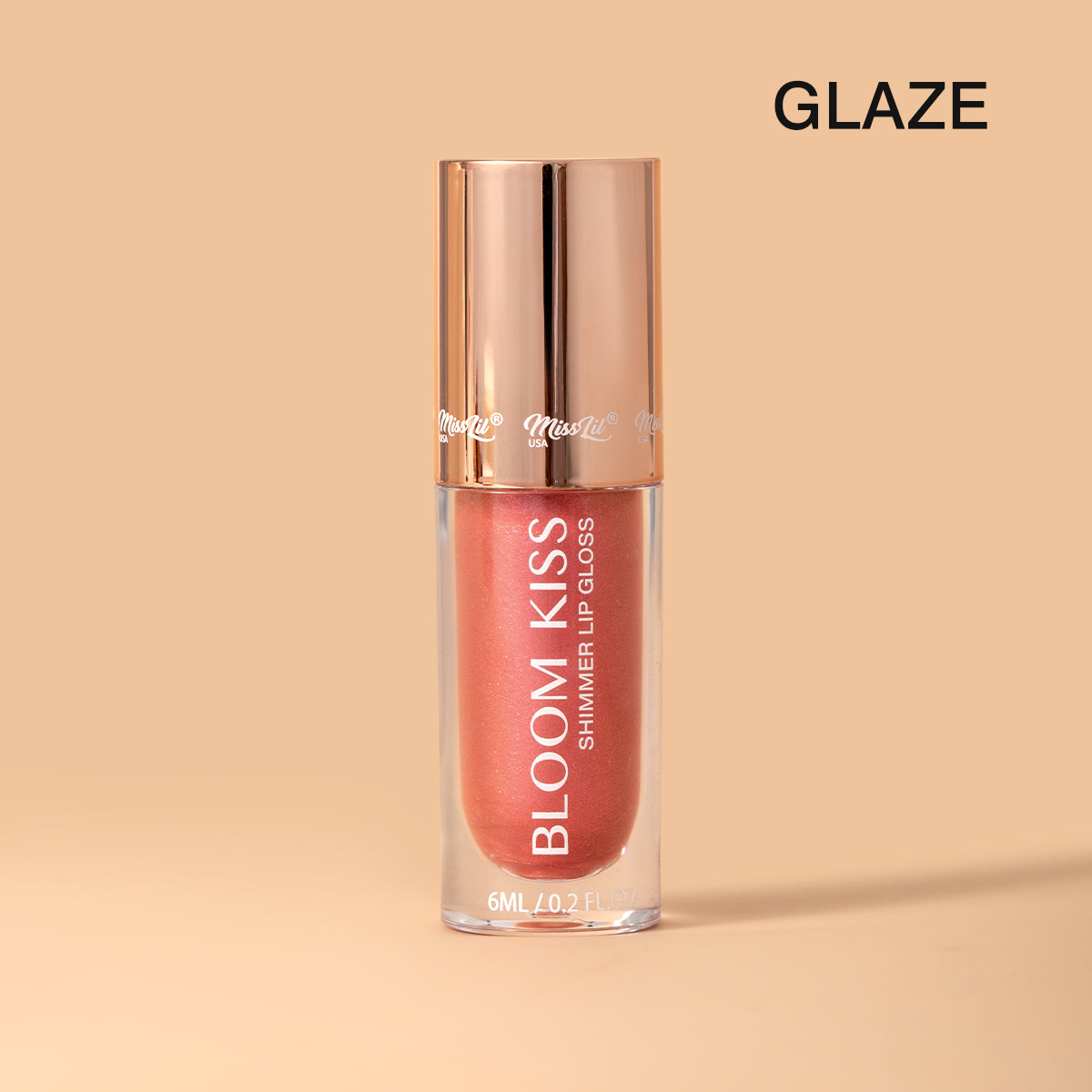 BLOOM KISS SHIMMER LIP GLOSS- GLAZE