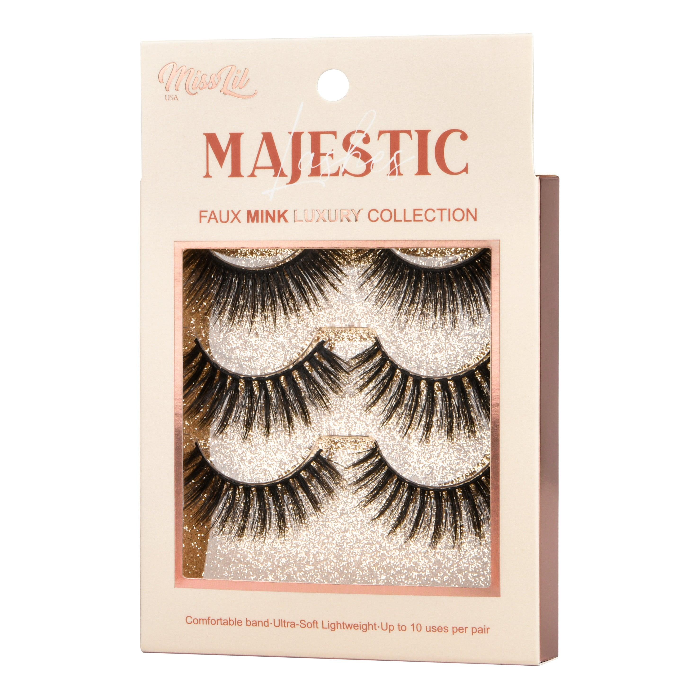 3 Pairs Lashes Majestic Collection #1 - Miss Lil USA