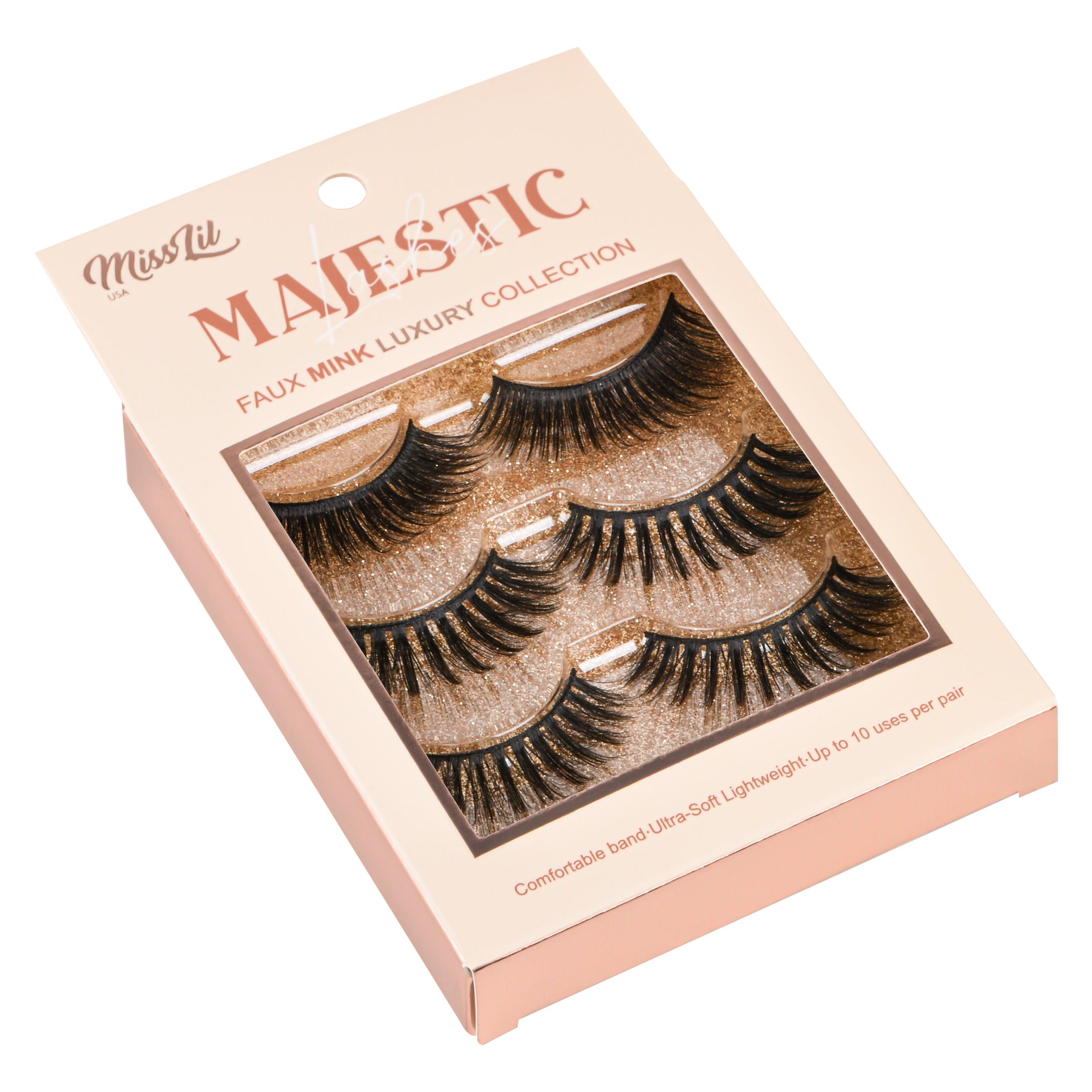 3 Pairs Lashes Majestic Collection #1 - Miss Lil USA