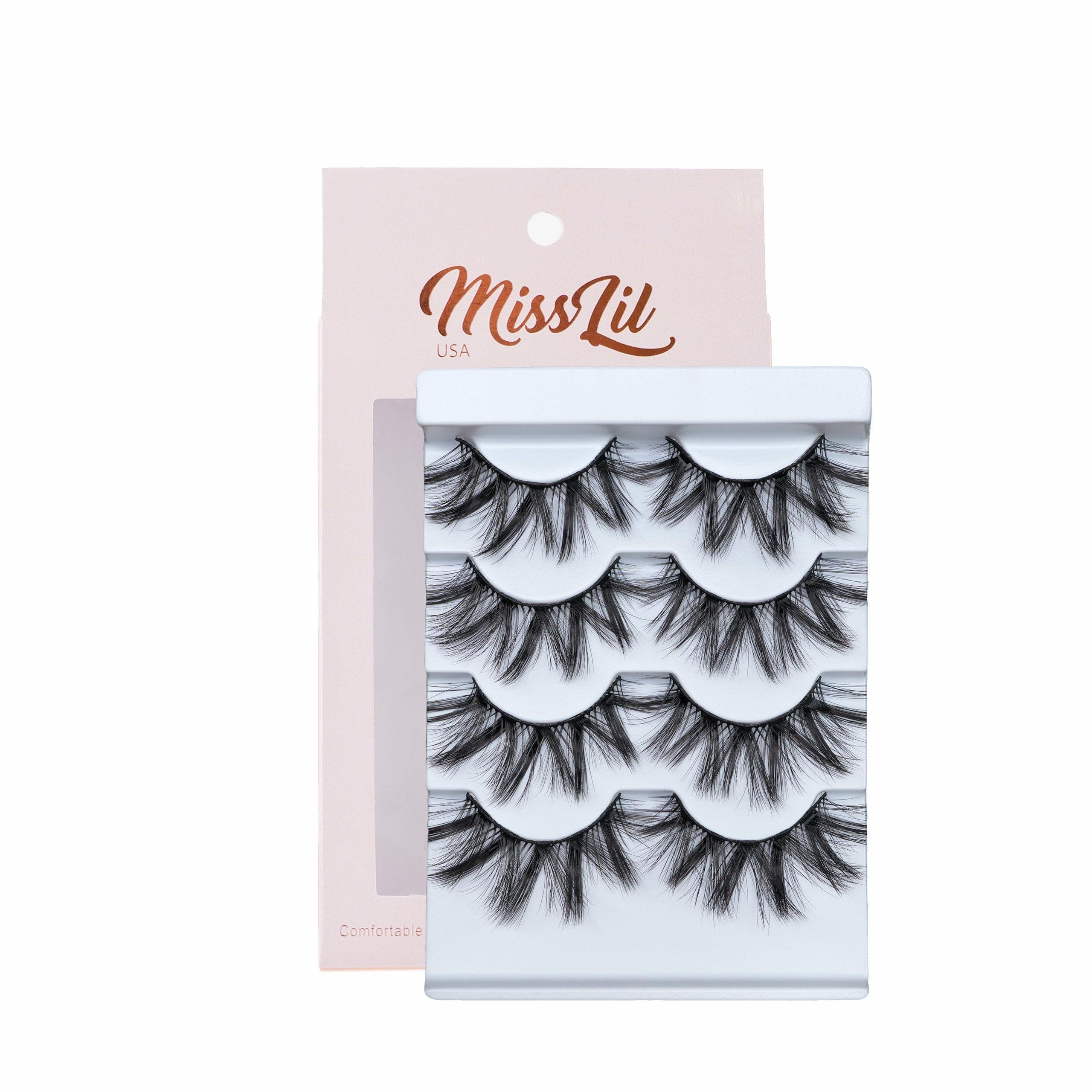4 Pairs Lashes - Classic Collection #14 (Pack of 12) - Miss Lil USA