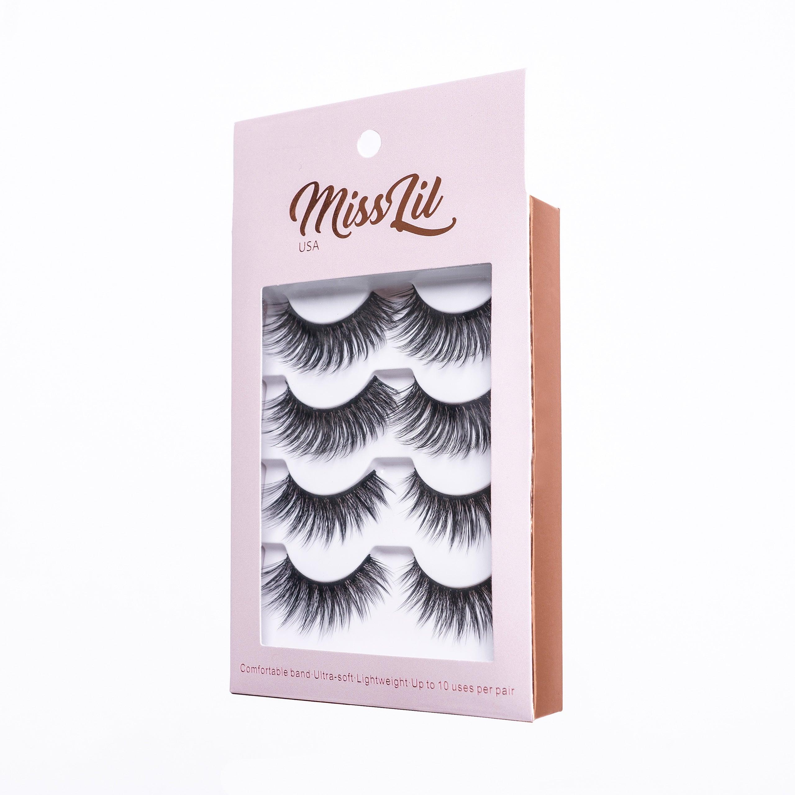4 Pairs Lashes - Classic Collection #19 - Miss Lil USA