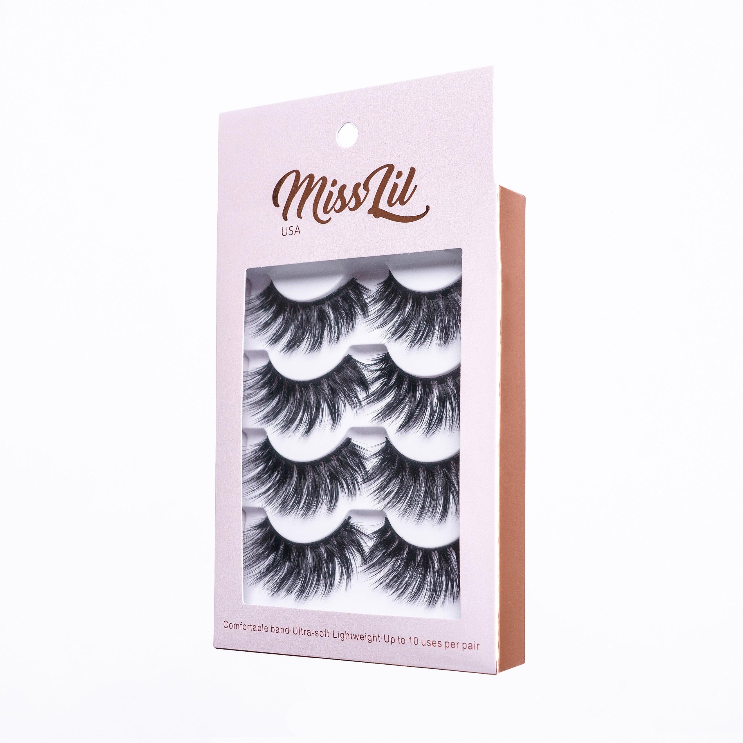 4 Pairs Lashes - Classic Collection #20 - Miss Lil USA