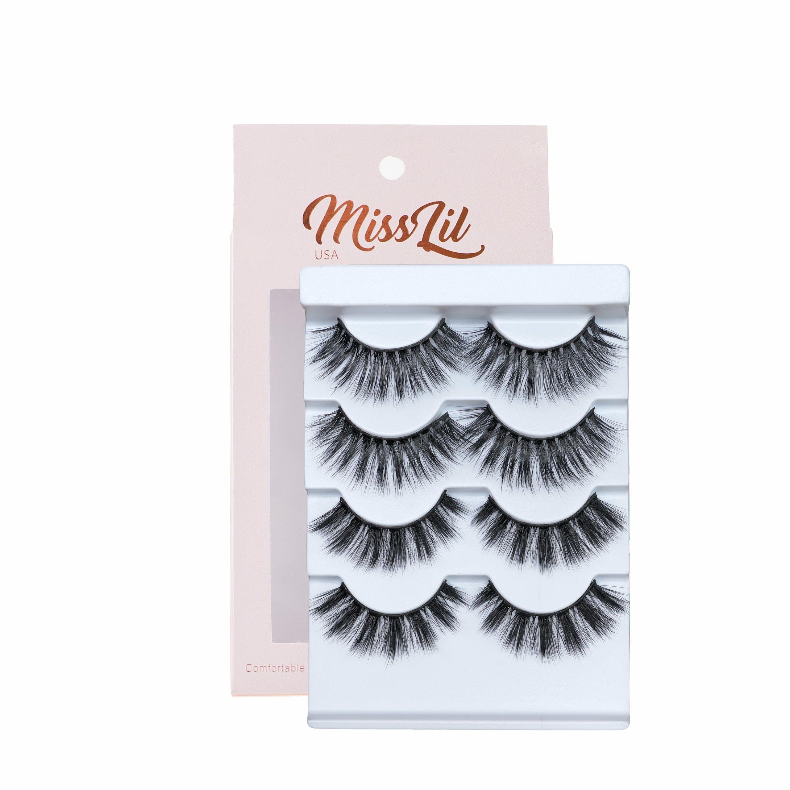 4 Pairs Lashes - Classic Collection #22 - Miss Lil USA
