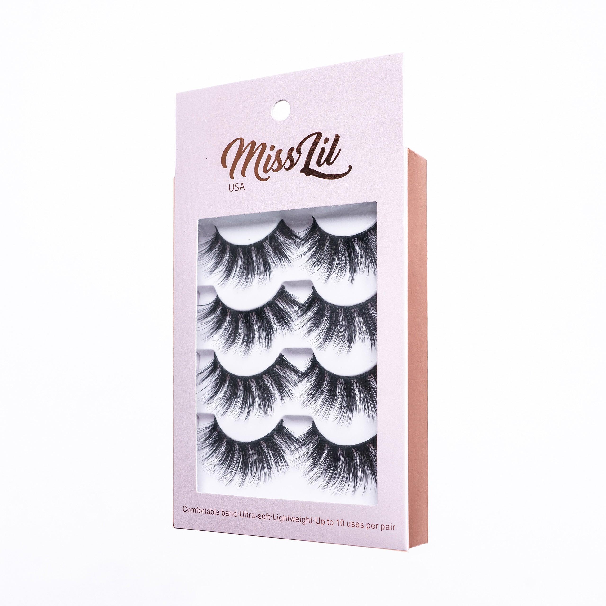 4 Pairs Lashes - Classic Collection #23 - Miss Lil USA