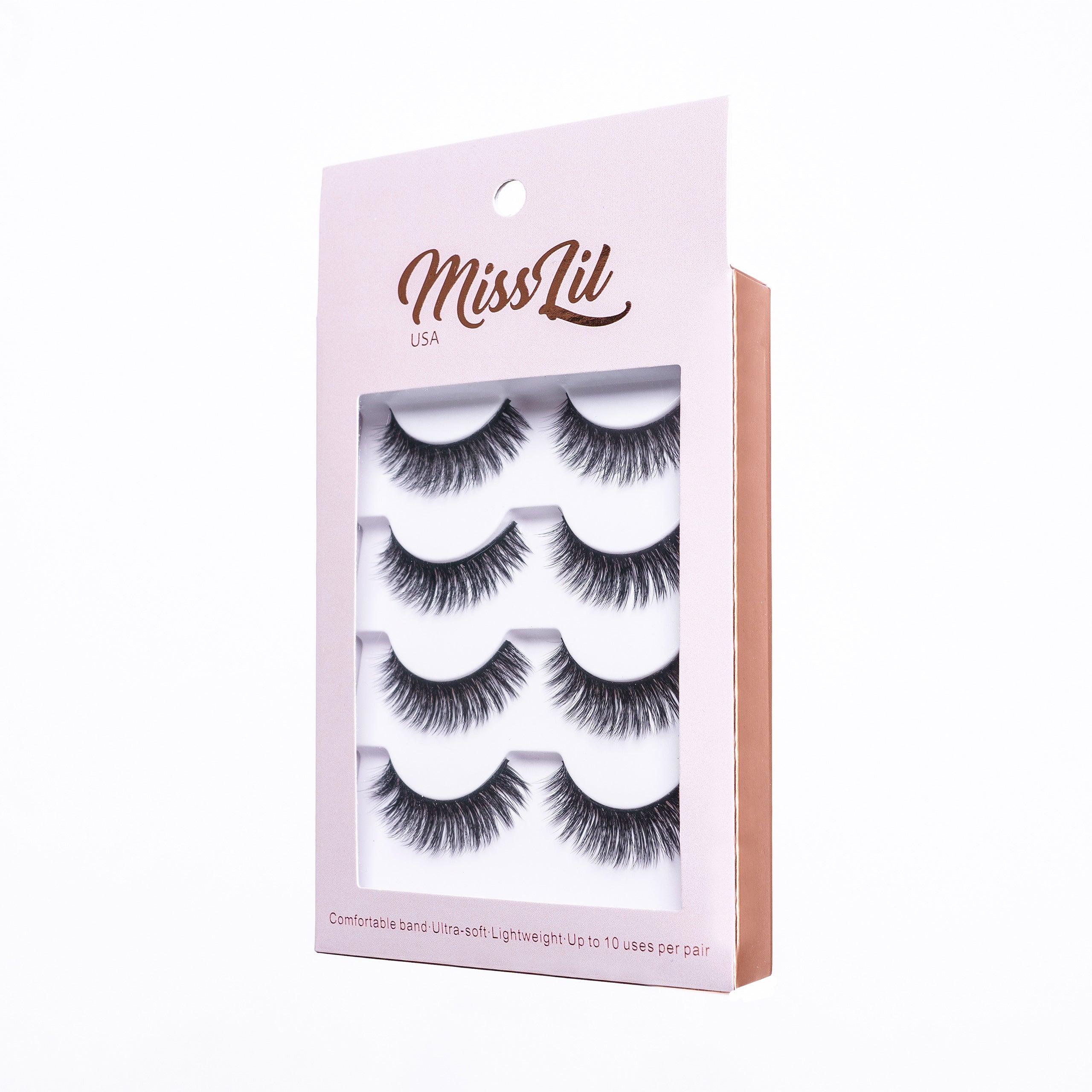 4 Pairs Lashes - Classic Collection #29 - Miss Lil USA