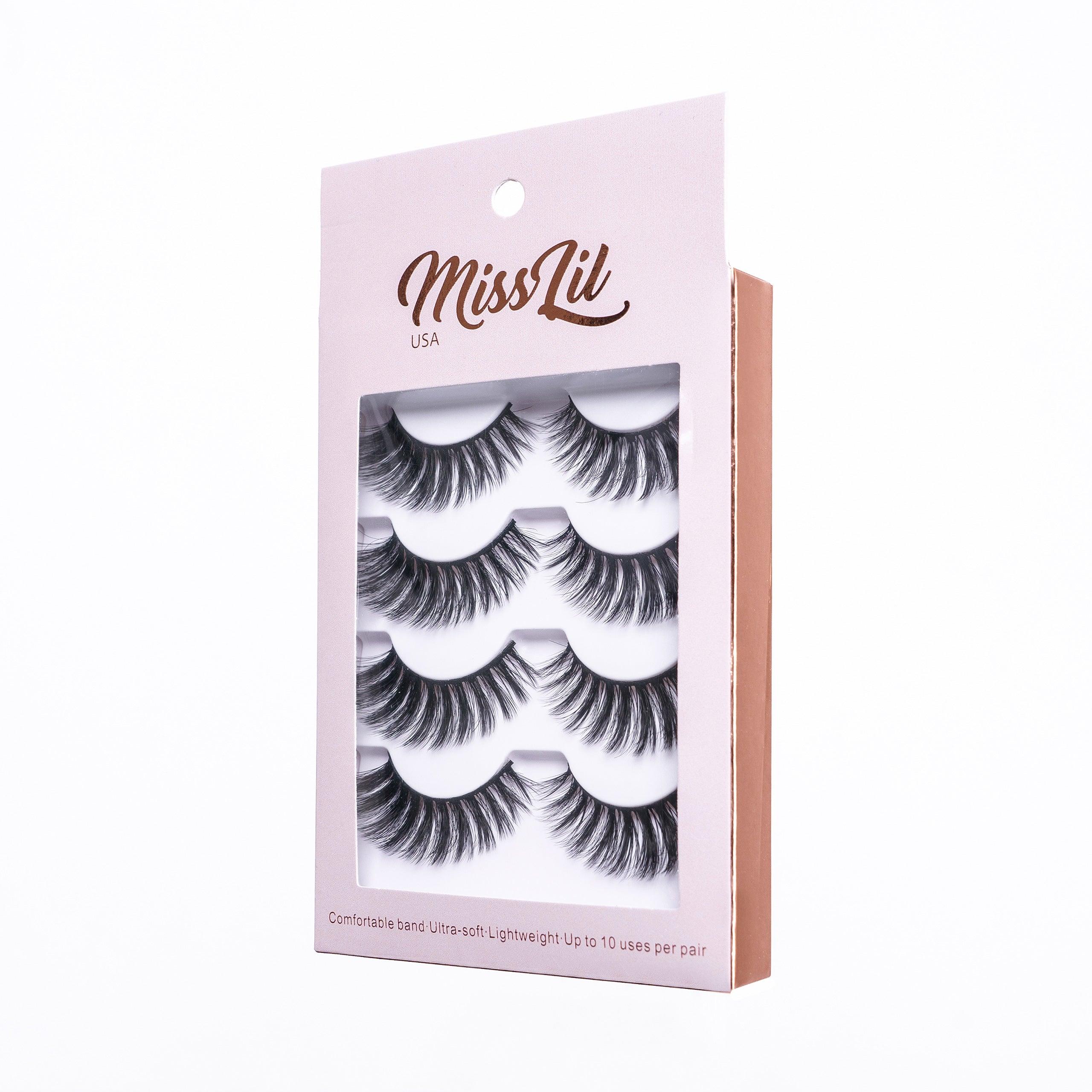 4 Pairs Lashes - Classic Collection #30 - Miss Lil USA