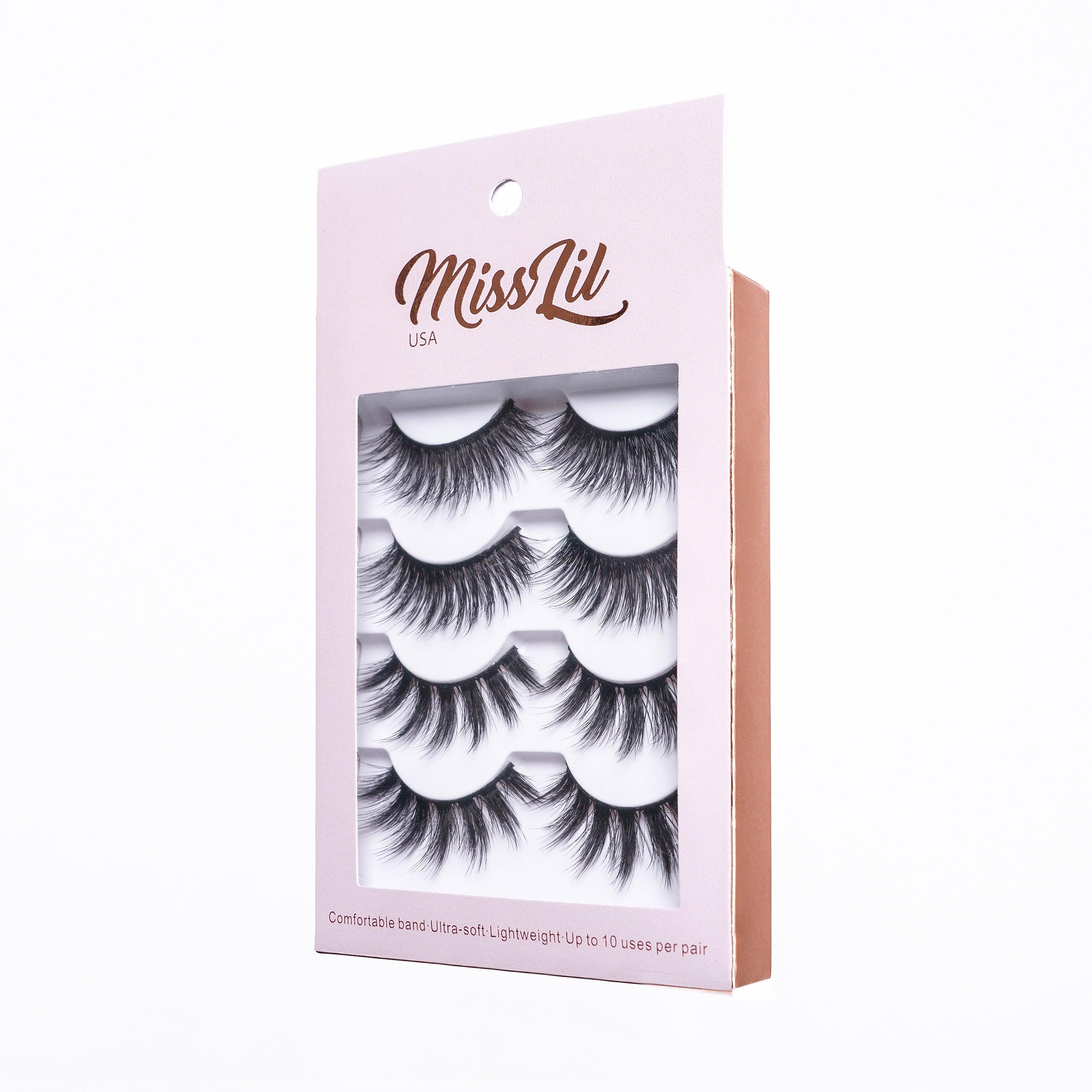 4 Pairs Lashes - Classic Collection #7 - Miss Lil USA