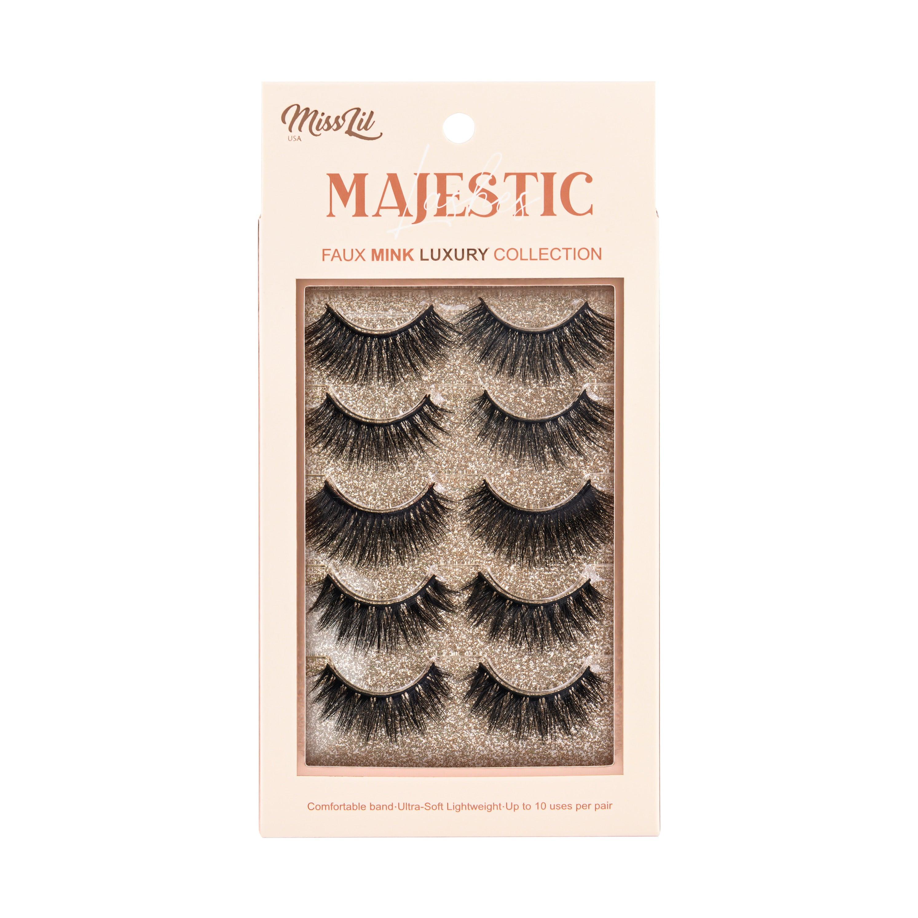 5 Pairs Majestic Collection Lashes #11 - Miss Lil USA
