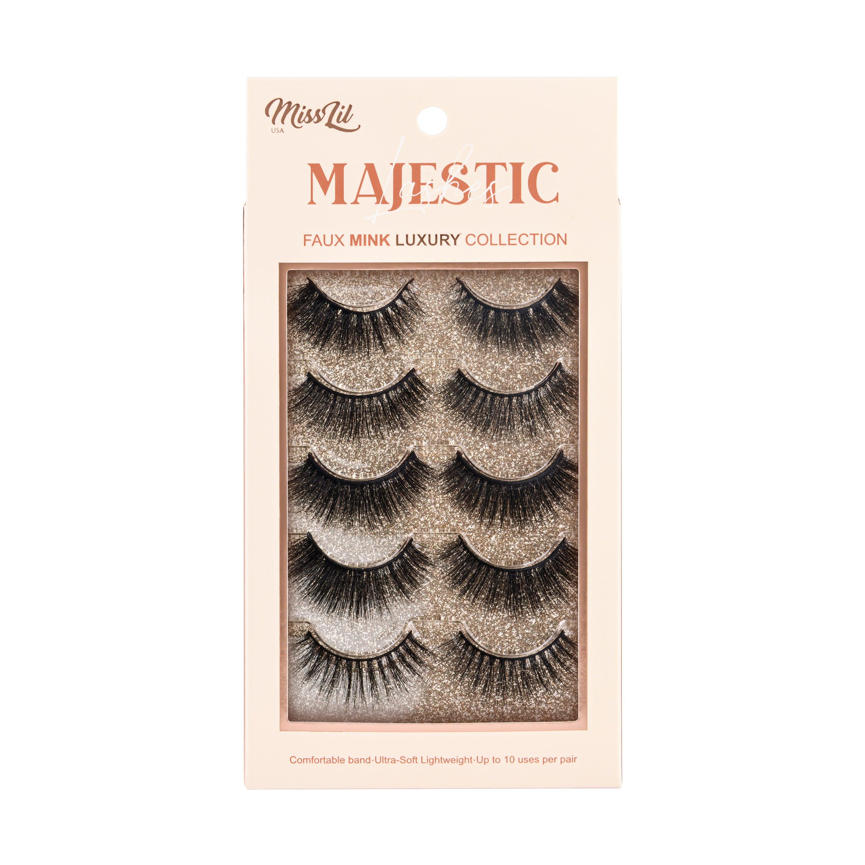 5 Pairs Majestic Collection Lashes #9 - Miss Lil USA