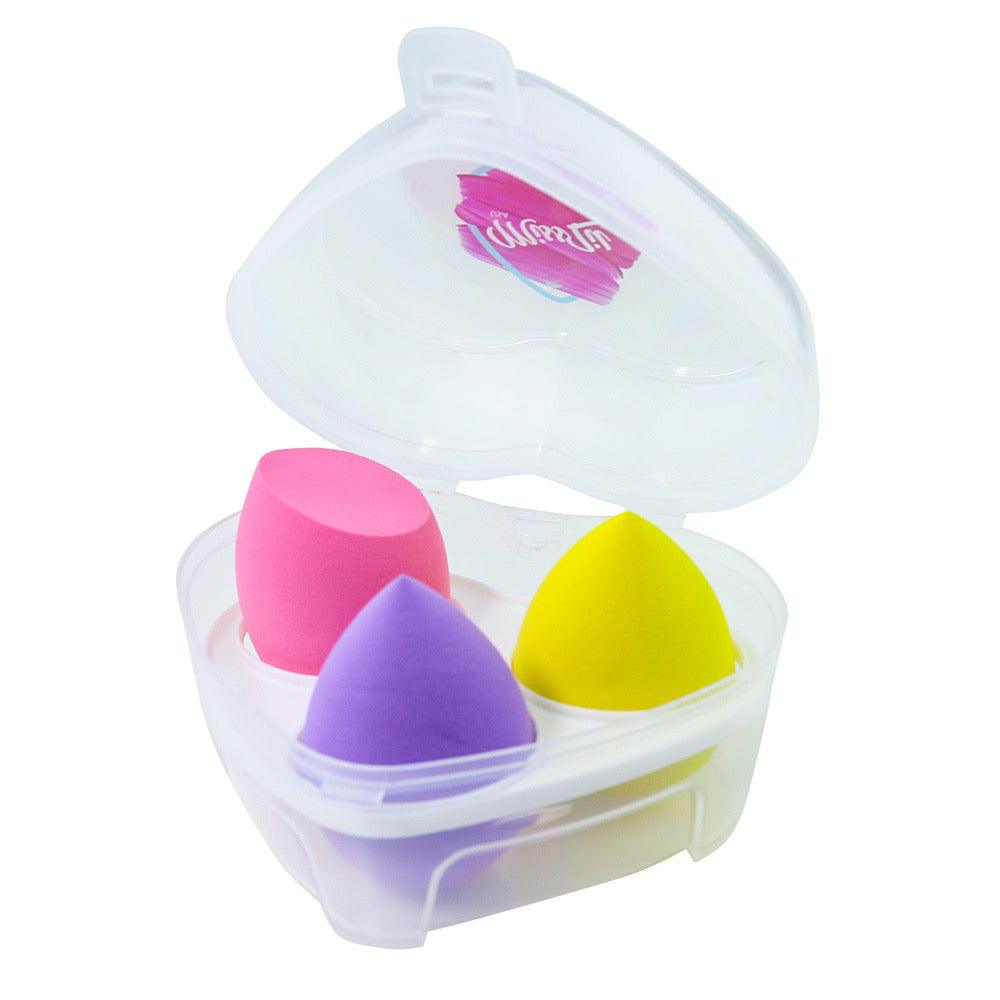 Miss Lil USA Heart Makeup Sponges 3pcs/set - Miss Lil USA