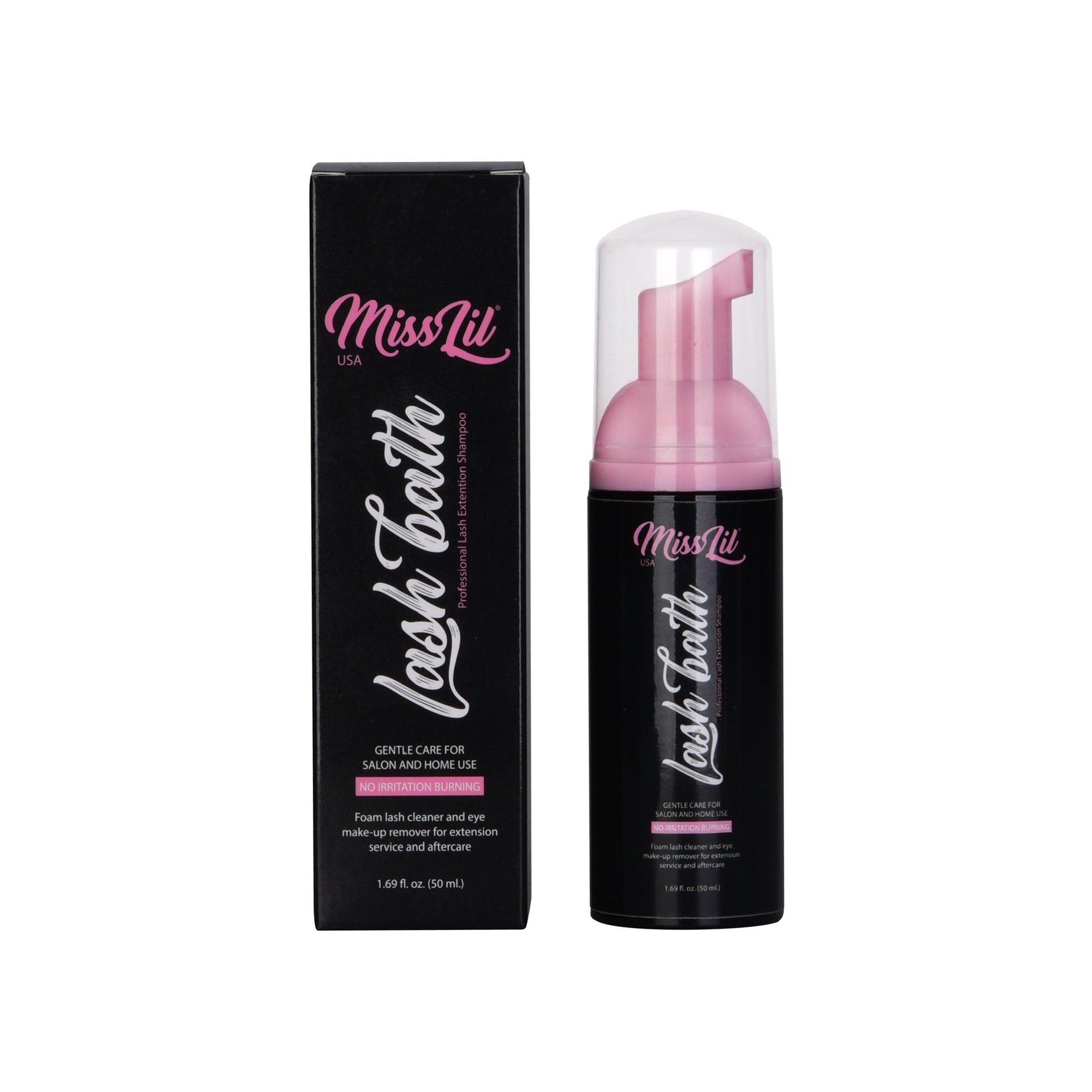 Foam lash cleaner and eye make-up remover for extension service and aftercare - Miss Lil USA