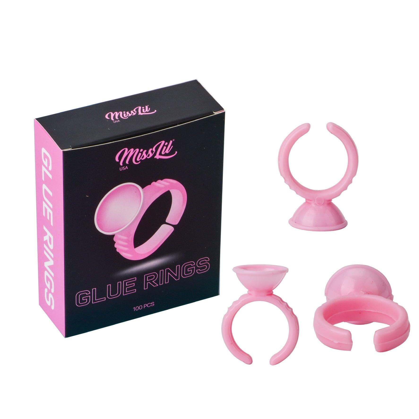 Glue Rings 2400 pcs (24 Packs ) | Miss Lil USA Glue Rings 2400 pcs (24 Packs ) | Miss Lil USA