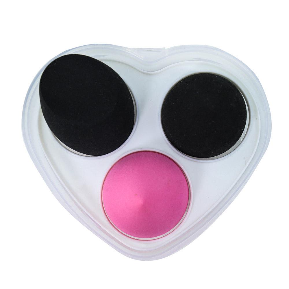 Miss Lil USA Heart Makeup Sponges 3pcs/set Pack of 12 - Miss Lil USA