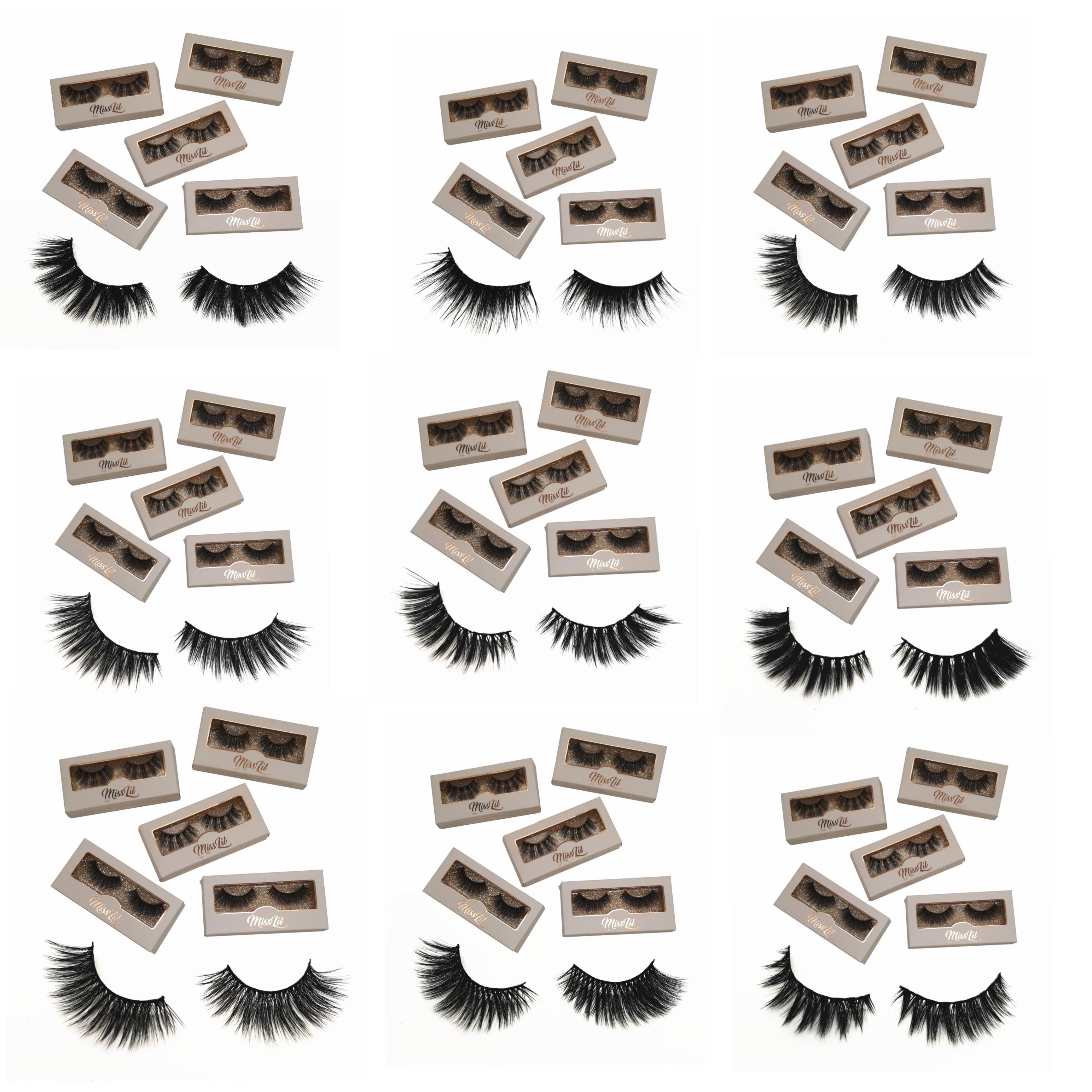 Miss Lil USA Lashes (288 Pcs)(24 DZ)(24 Different numbers) - Miss Lil USA