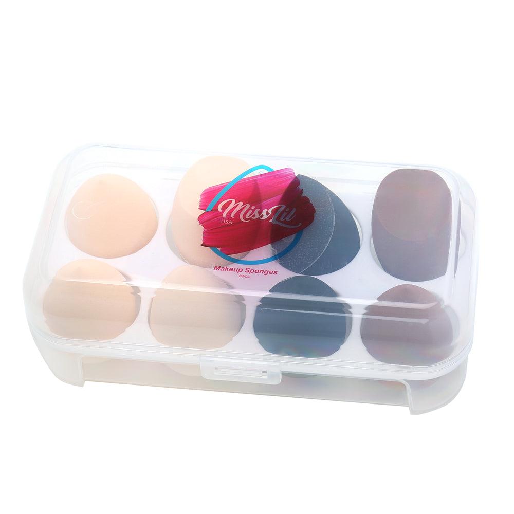 Miss Lil USA Makeup Sponges 8pcs/set (Pack of 12) - Miss Lil USA
