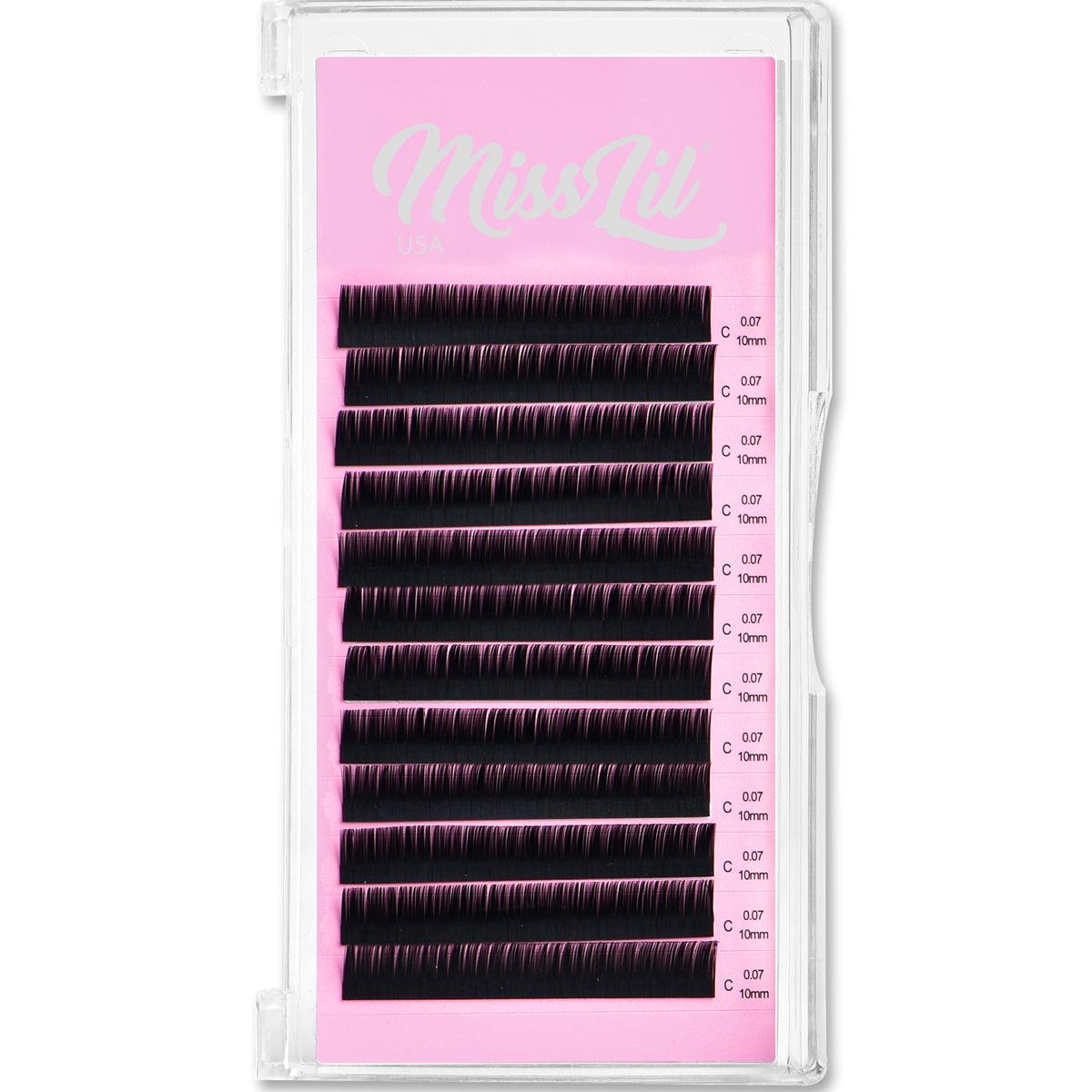 0.07 10mm C Curl Eyelash Extensions - Miss Lil USA