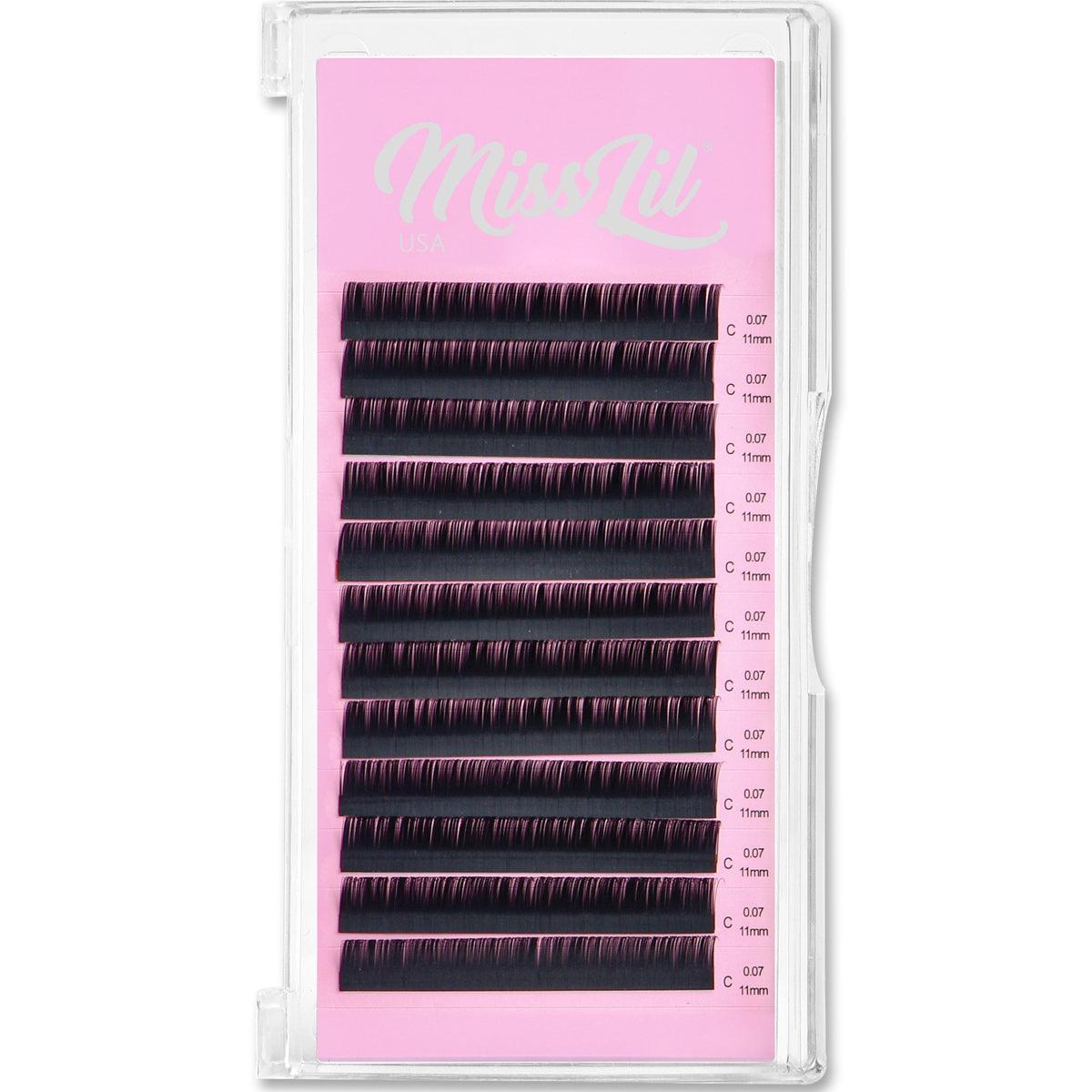 0.07 11mm C Curl Eyelash Extensions - Miss Lil USA