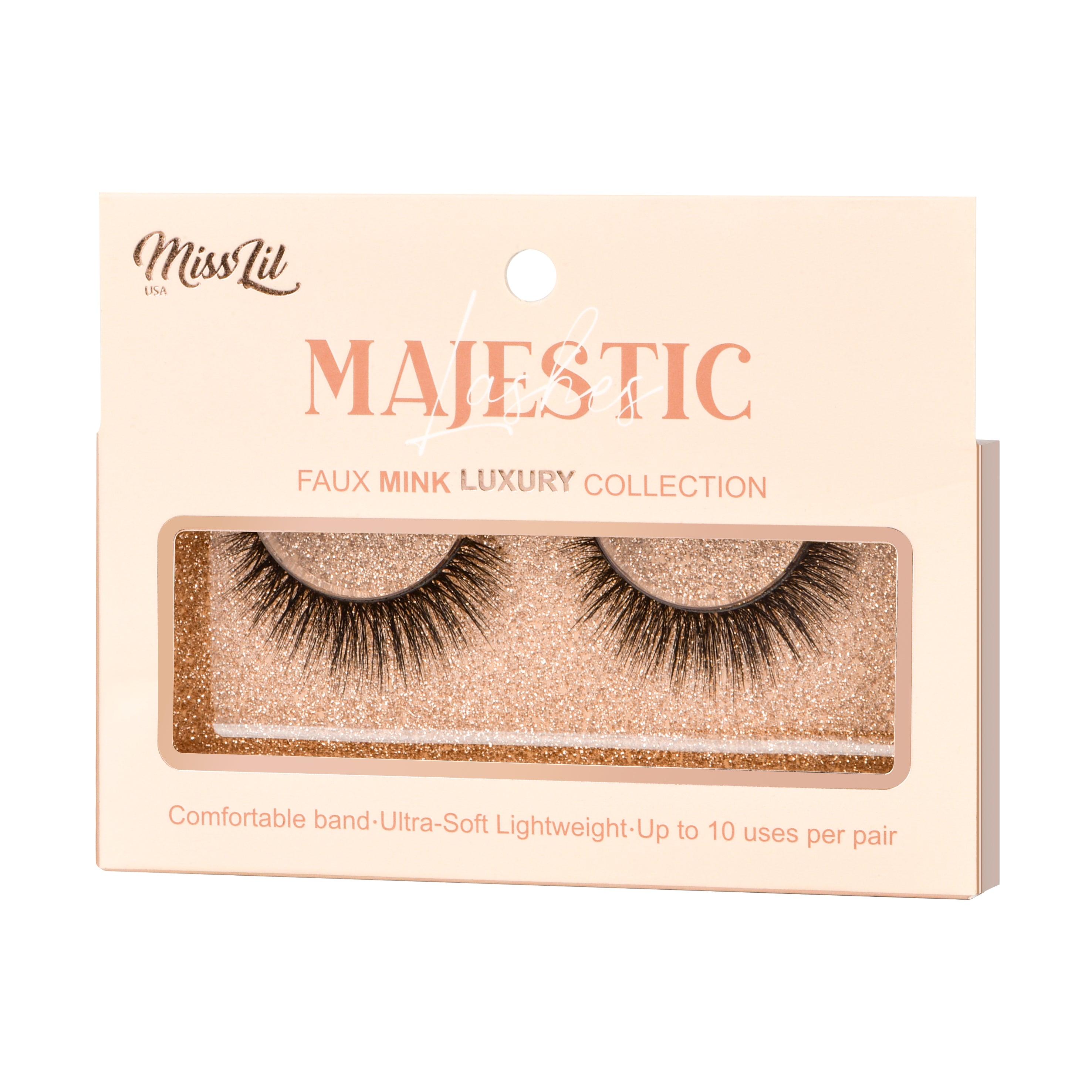 1-PAIR LASHES-MAJESTIC COLLECTION #16 (PACK OF 3) - Miss Lil USA