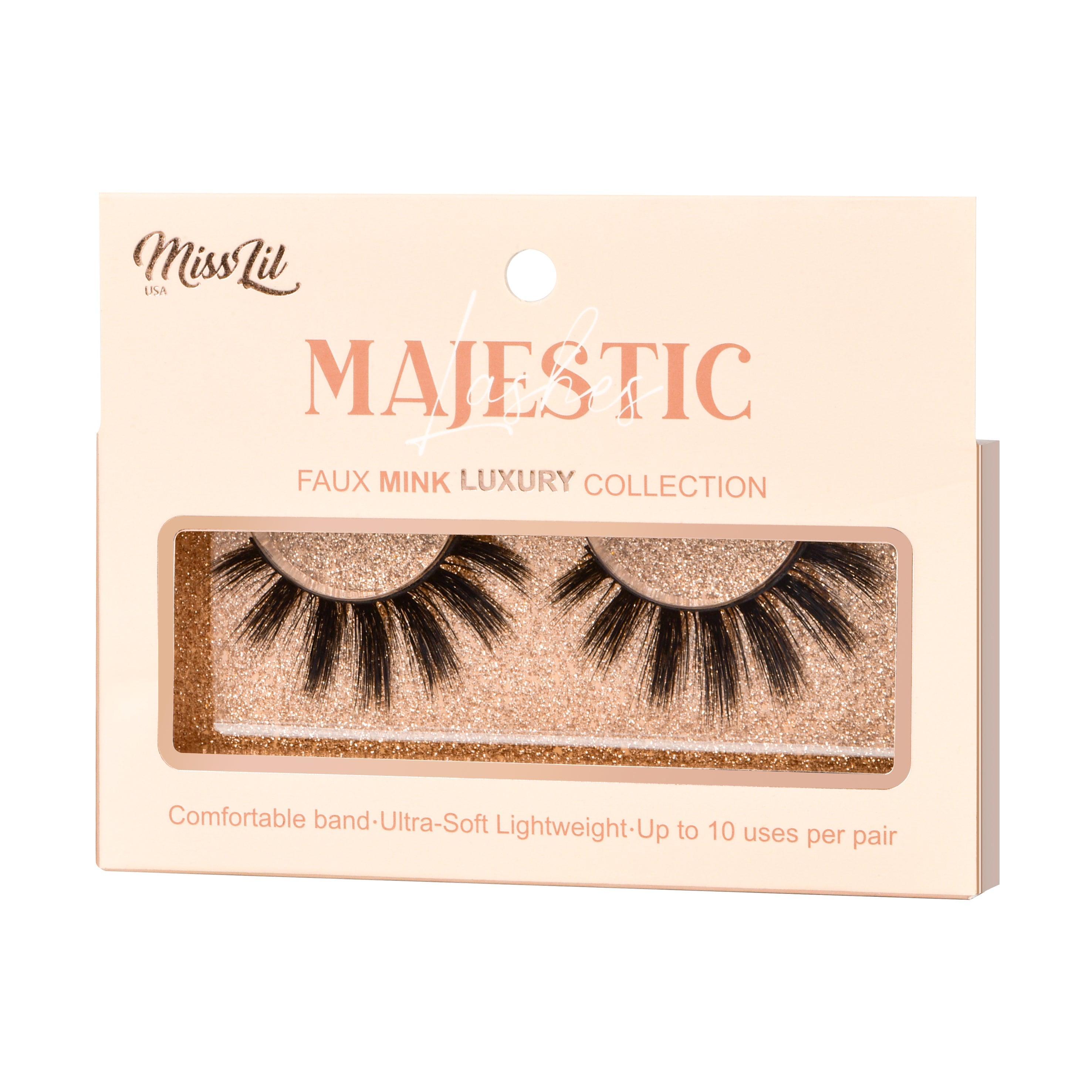 1-PAIR LASHES-MAJESTIC COLLECTION #17 ((PACK OF 3) - Miss Lil USA