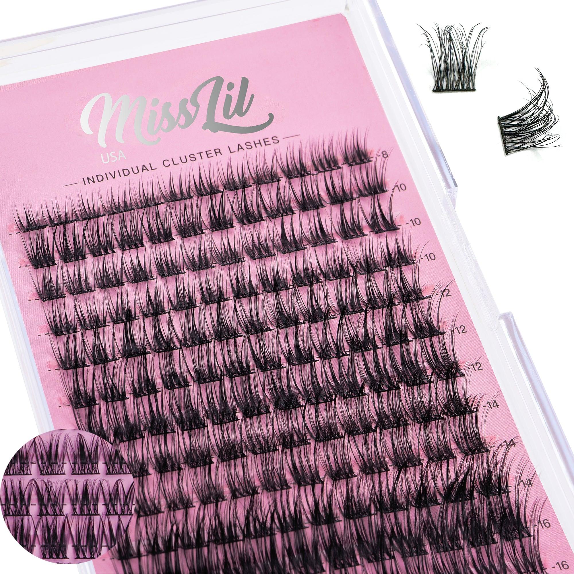 DIY Cluster eyelash extensions AD-12 Mixed - Miss Lil USA