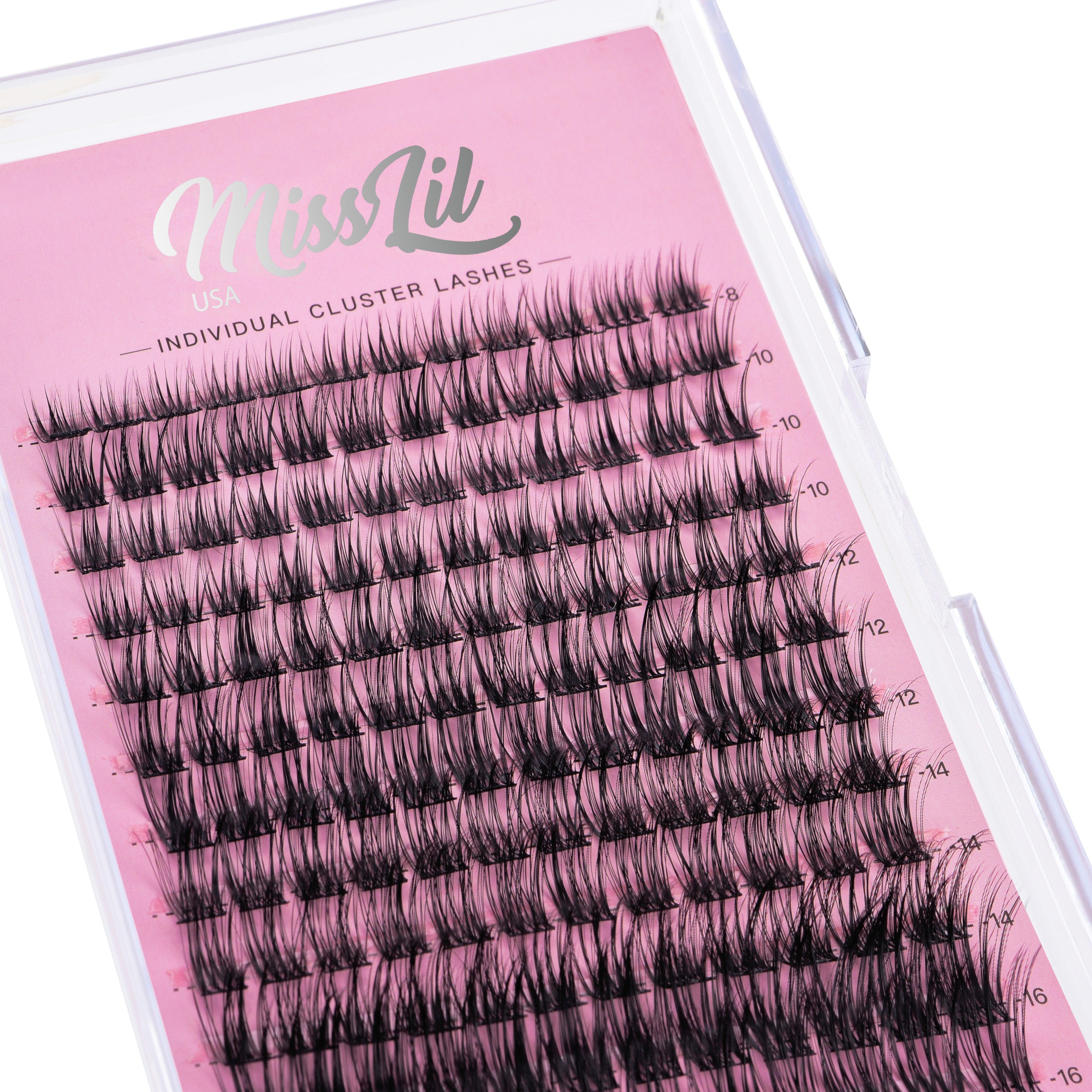 DIY Cluster lash extensions AD-12 Mixed Tray - Miss Lil USA