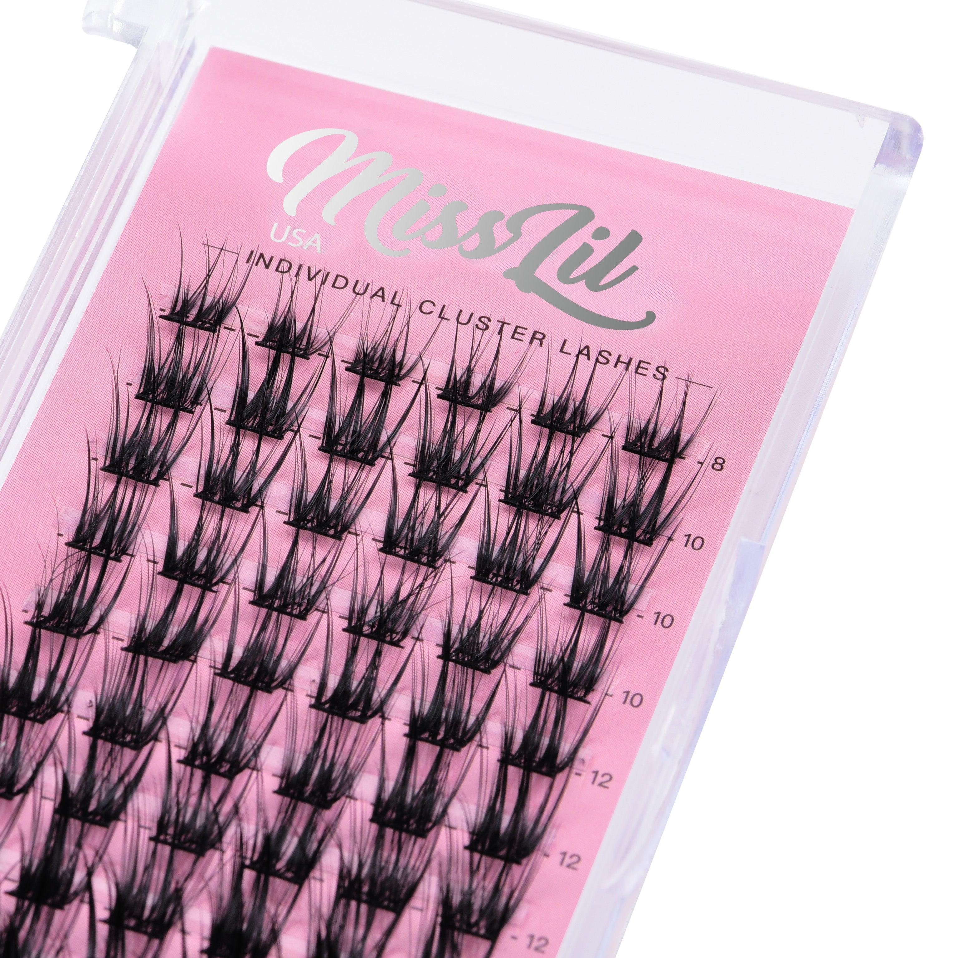 DIY Cluster Lash Extensions AD-25 Small MIX Tray - Miss Lil USA