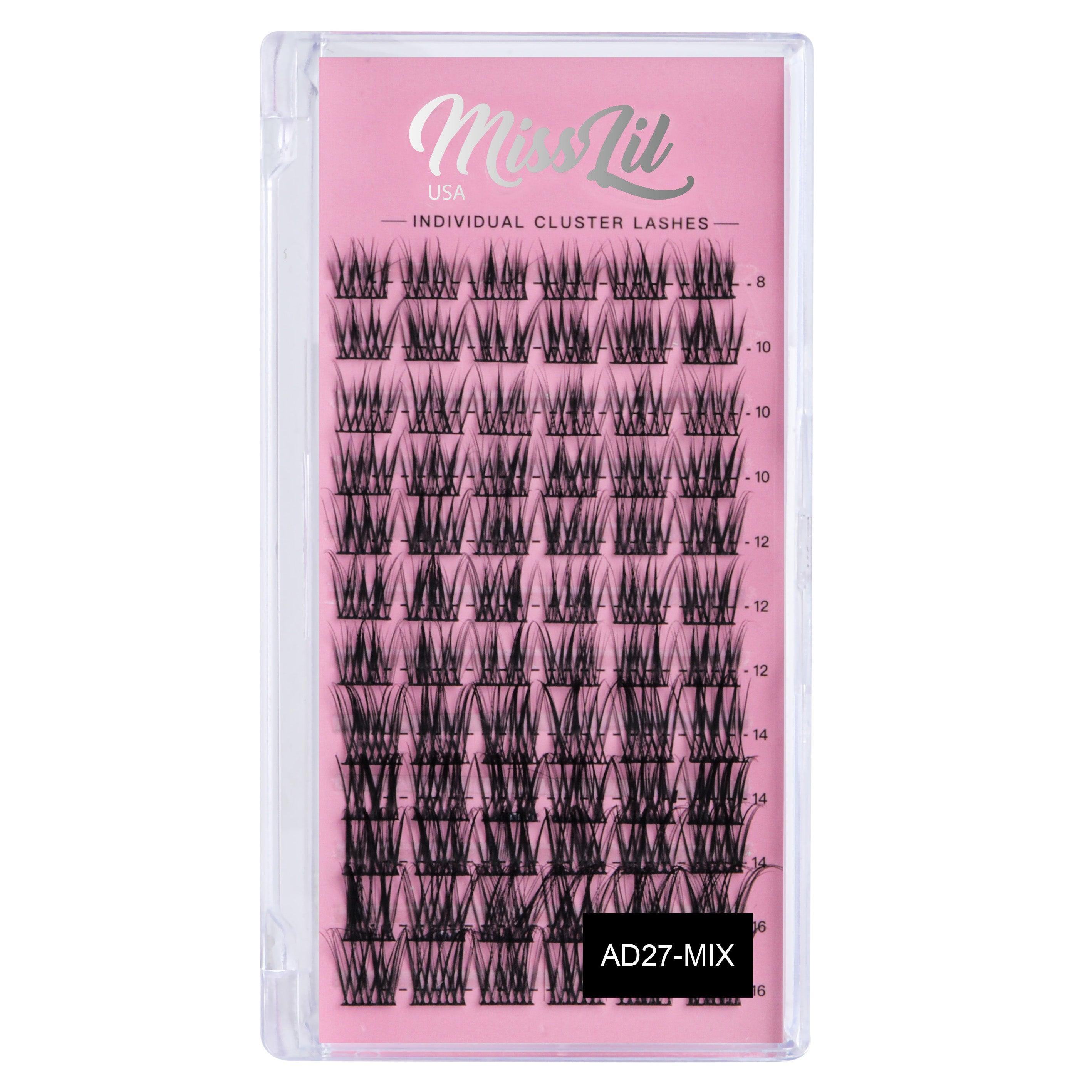 DIY Cluster Lashes AD-27 Small MIX Tray - Miss Lil USA