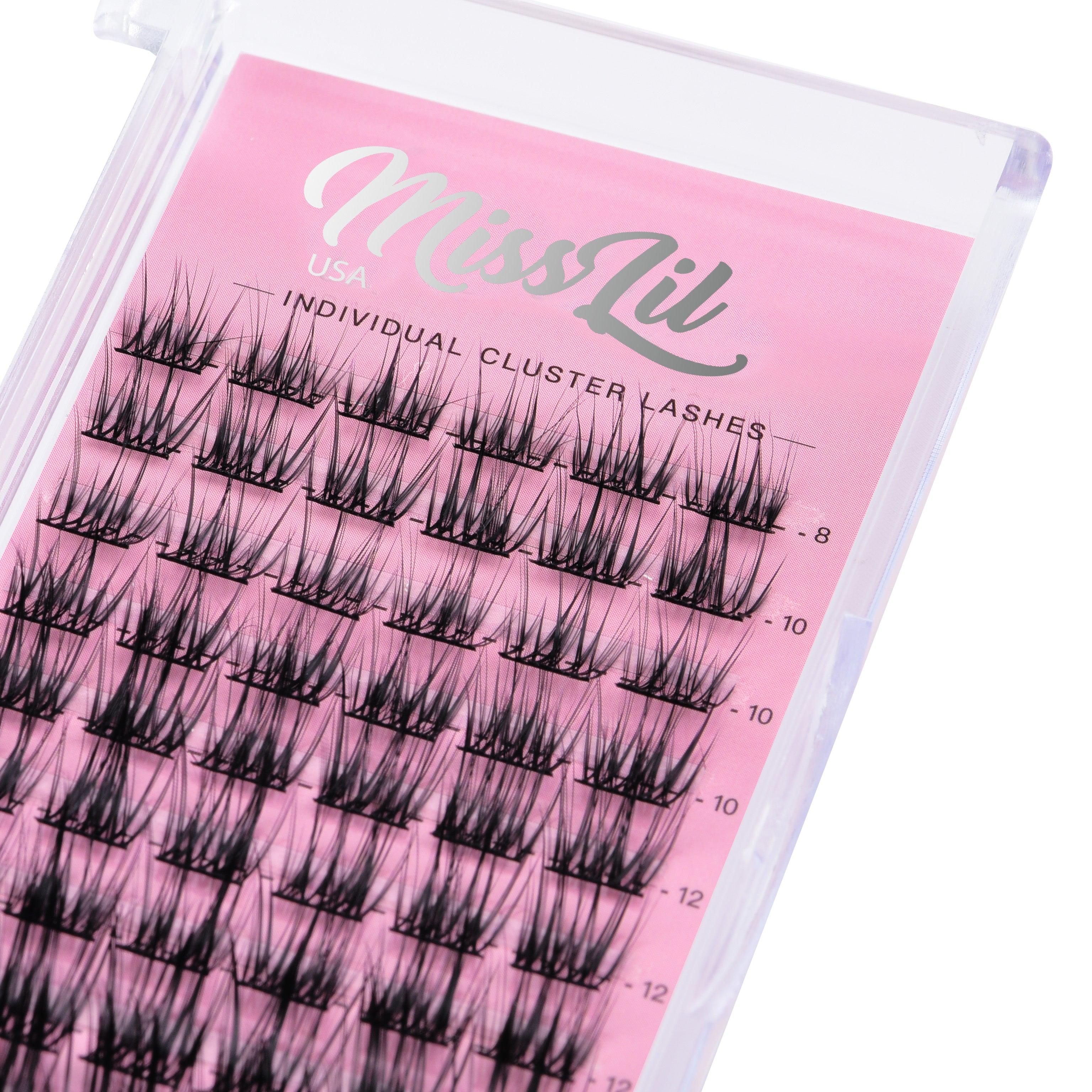 DIY Cluster Lash Extensions AD-27 Small MIX Tray - Miss Lil USA