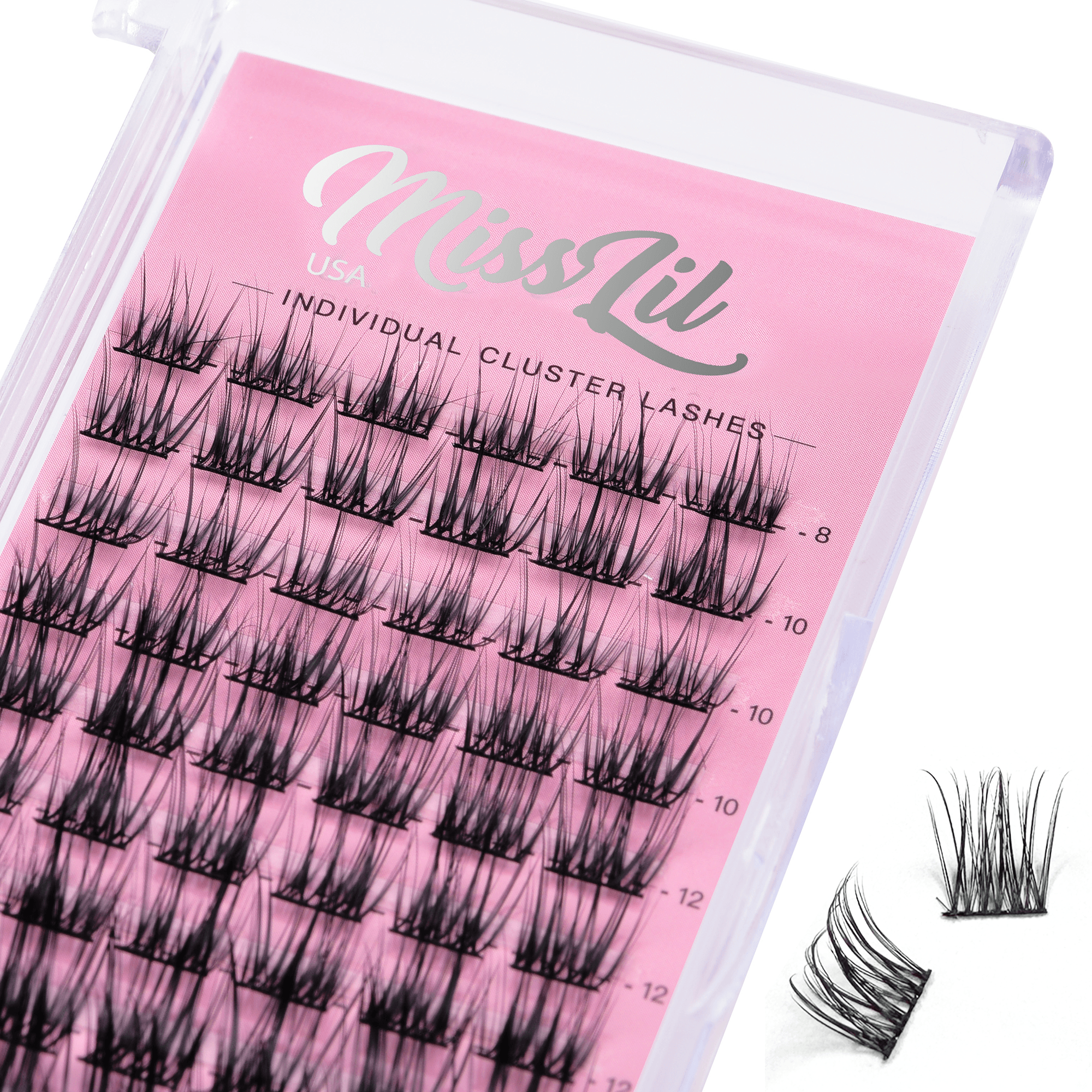 DIY Cluster Lashes AD-27 Small Mixed Tray - Miss Lil USA