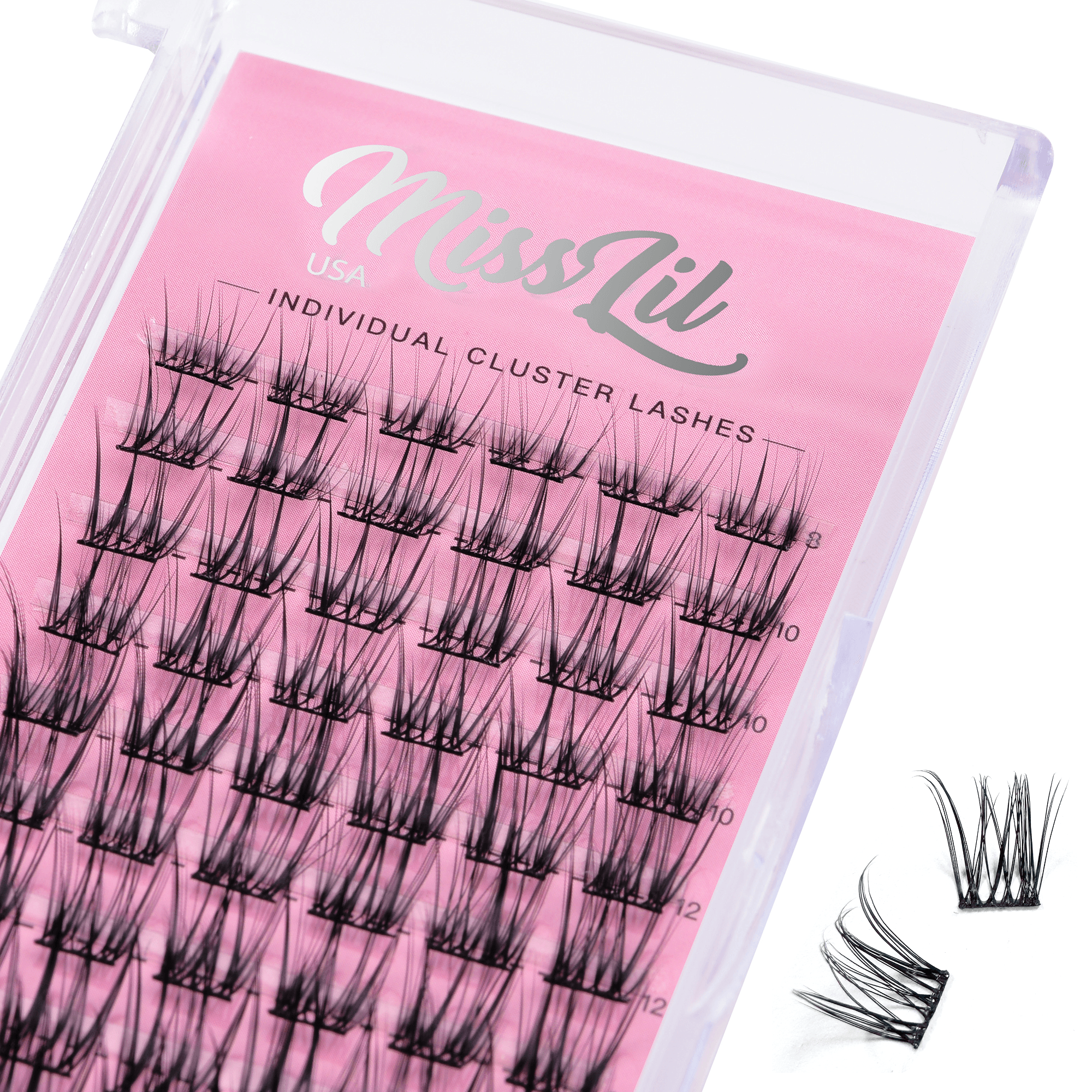 DIY Cluster Lashes AD-49 Mixed trays - Miss Lil USA