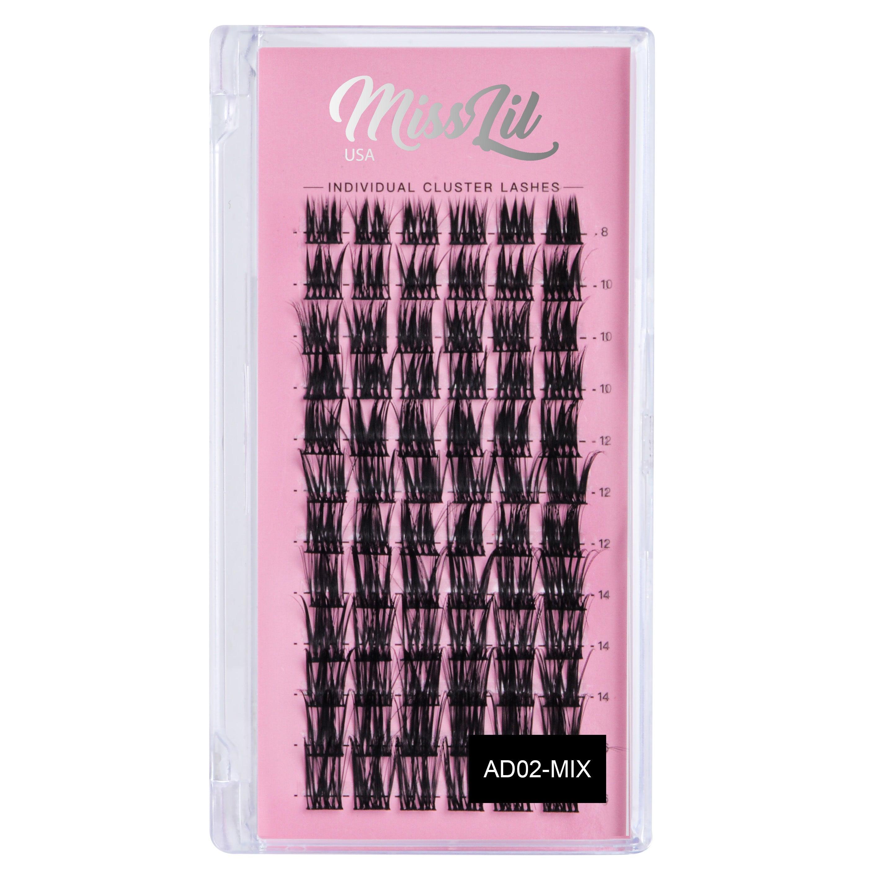 DIY Individual Cluster Lashes AD-02 MIX Small - Miss Lil USA
