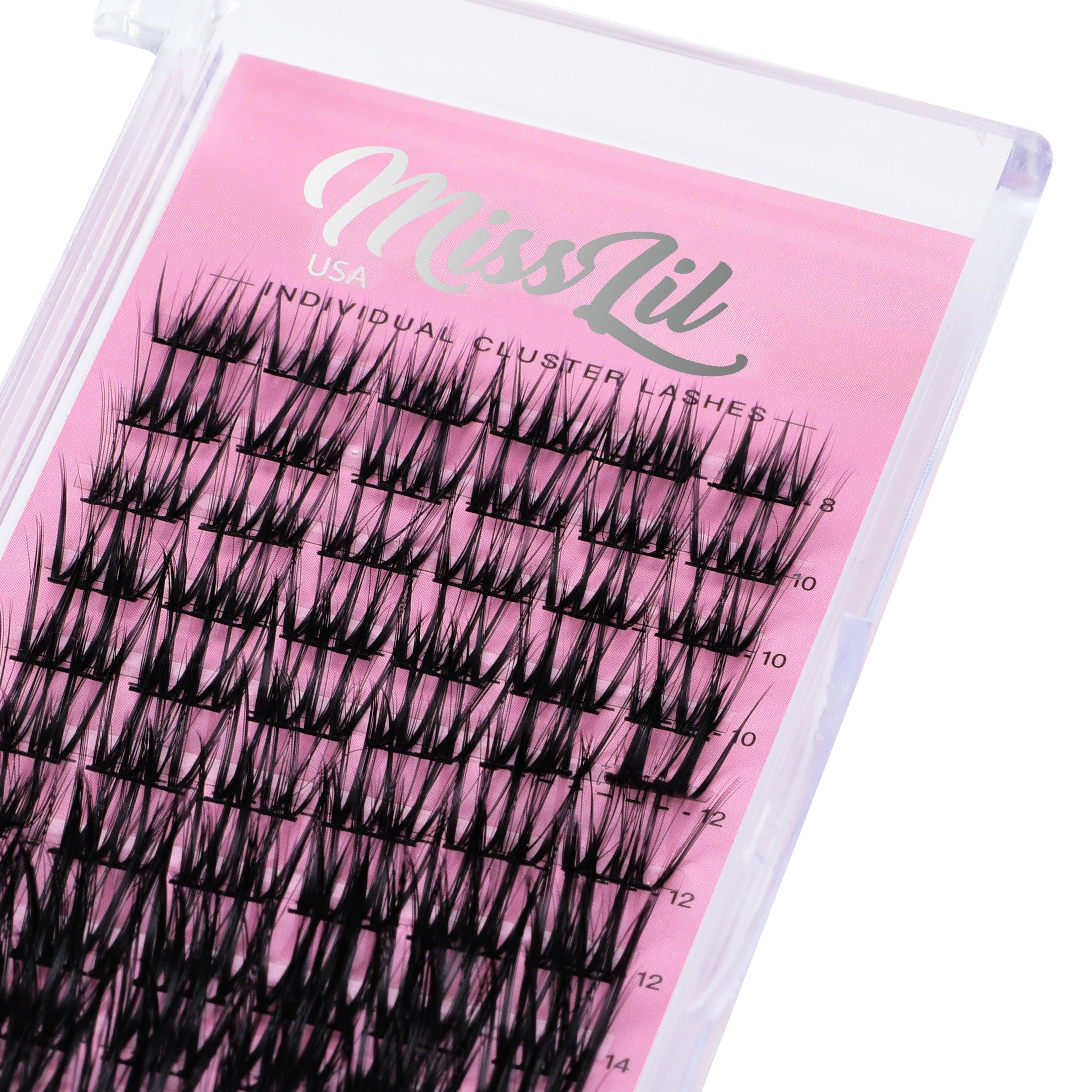 DIY Individual Cluster Lashes AD-02 Mixed Small Trays - Miss Lil USA